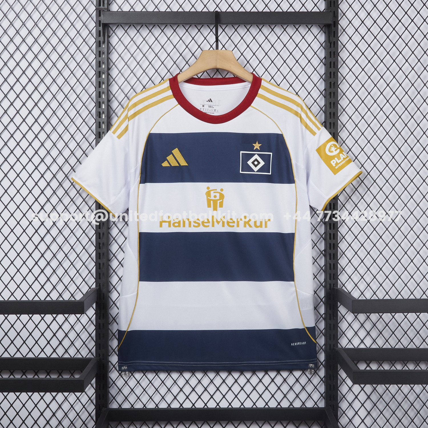 Unitedfootballkit.com | Hamburger SV 25-26 1887 Bundesliga Games Special Jersey -Customize Name, Number and Patch | Worldwide Shipping