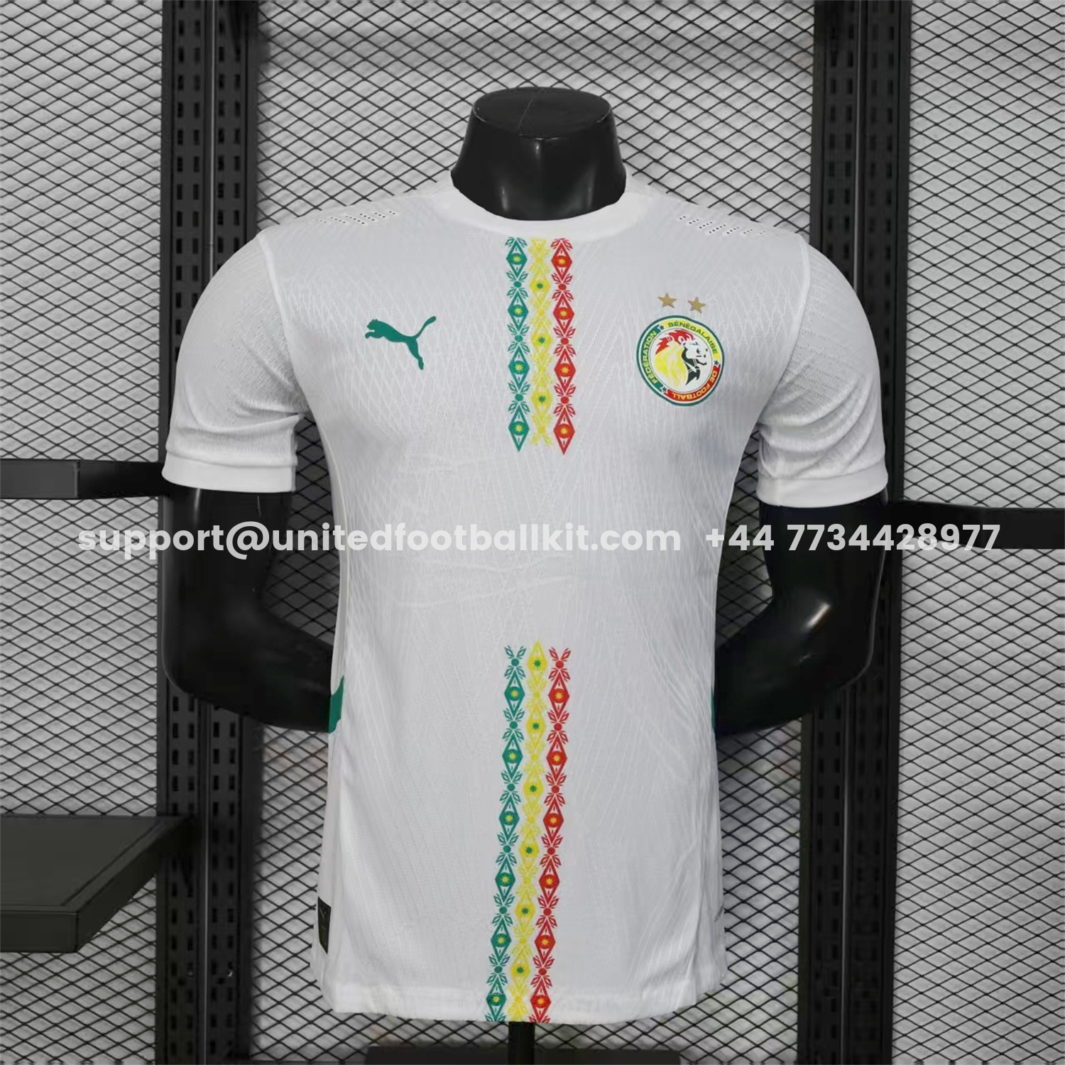 Unitedfootballkit.com | Senegal 2026 Home Double Stars Jersey - Player Version -Customize Name, Number and Patch | Worldwide Shipping