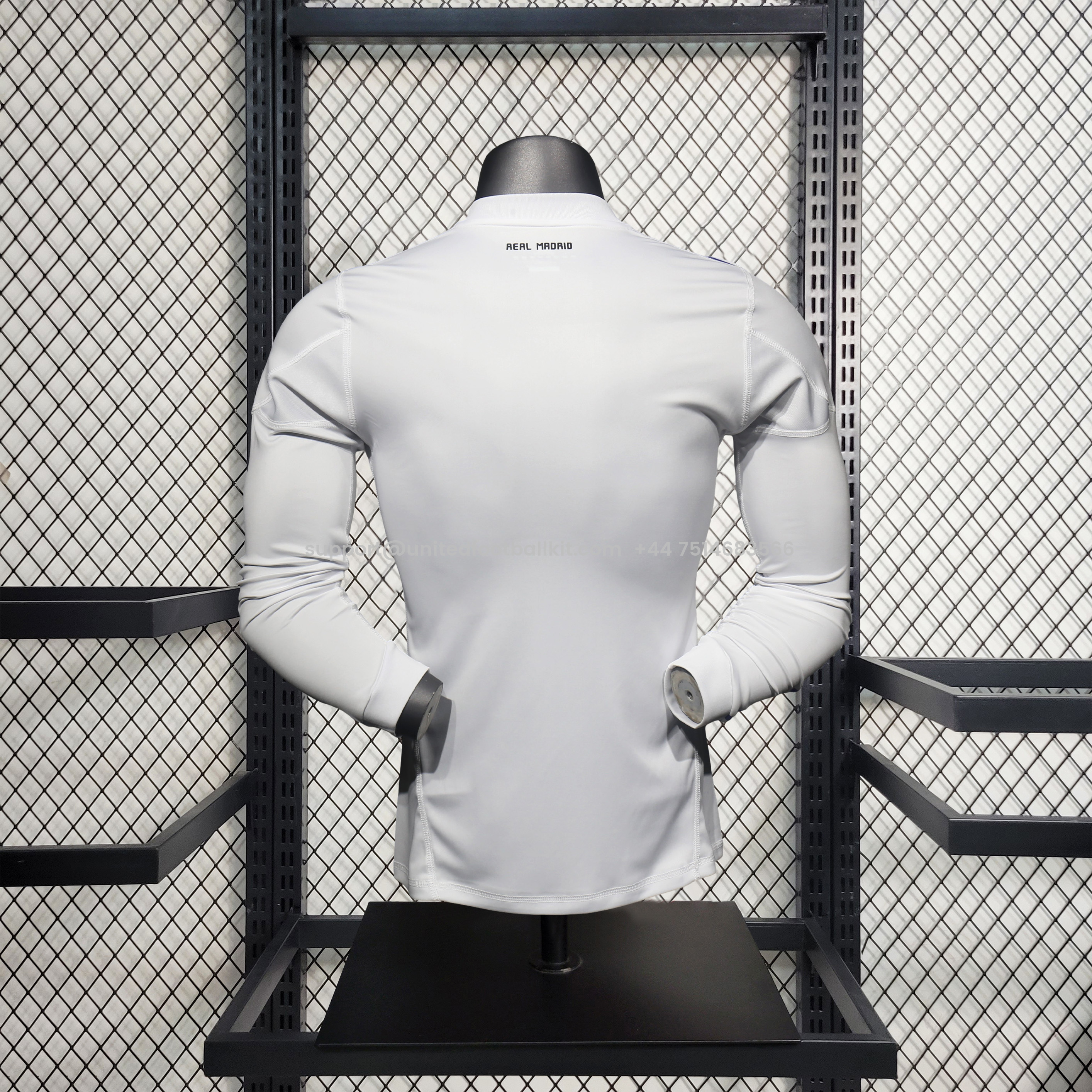 Unitedfootballkit.com | Retro Real Madrid 10-11 Home Long Sleeve Jersey - Player Version -Customize Name, Number and Patch | Worldwide Shipping