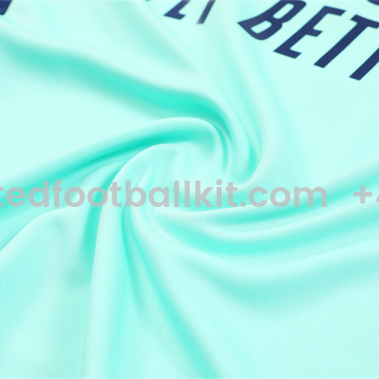 Unitedfootballkit.com | Arsenal 24-25 Long Sleeve Training Set - Lake Blue -Customize Name, Number and Patch | Worldwide Shipping