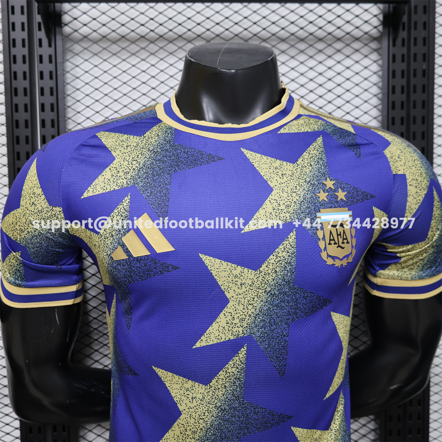 Unitedfootballkit.com | Argentina 2026 Yellow Stars Purple Special Jersey - Player Version -Customize Name, Number and Patch | Worldwide Shipping