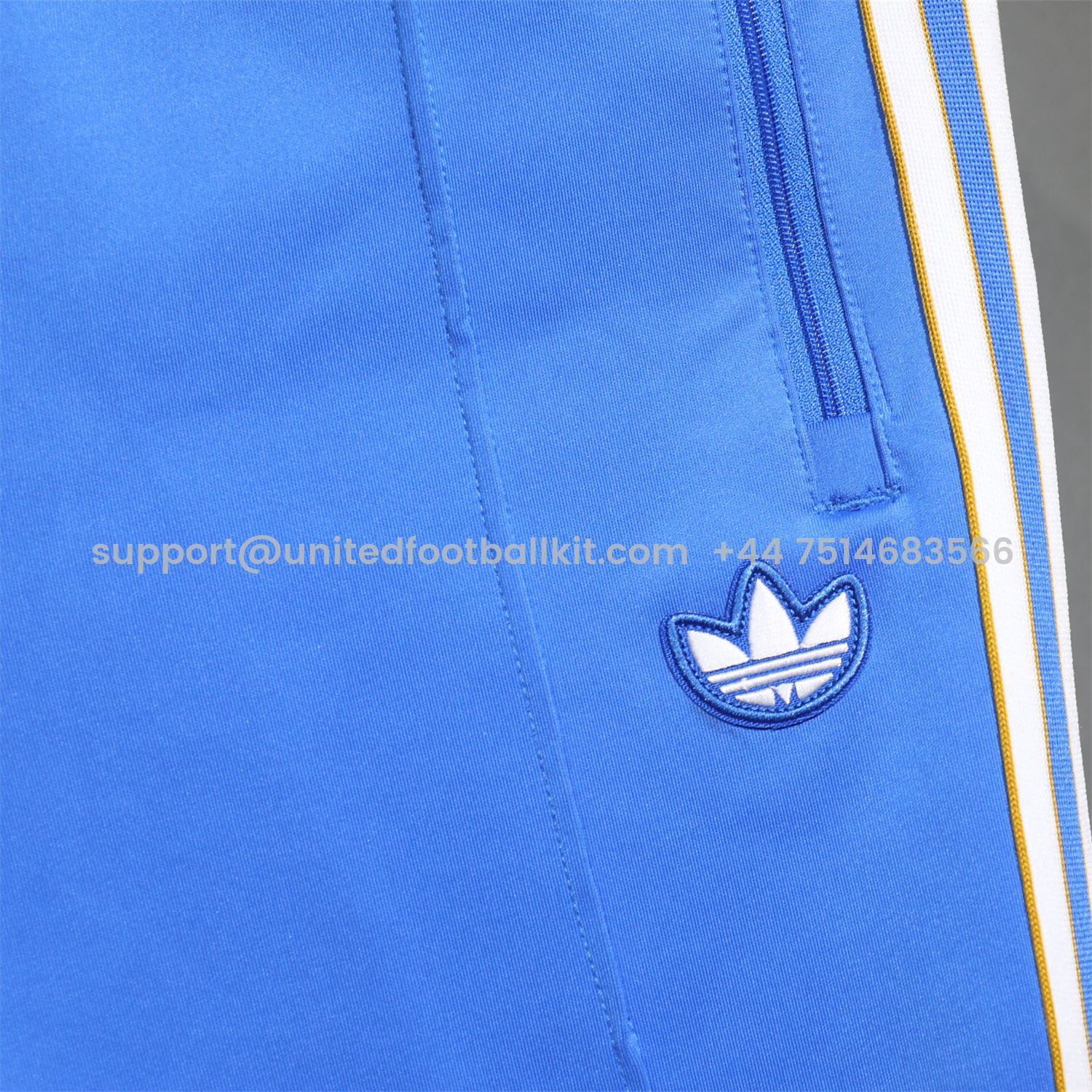 Unitedfootballkit.com | Real Madrid 25-26 Pure Color Training Set - Blue Top and Blue Pants -Customize Name, Number and Patch | Worldwide Shipping