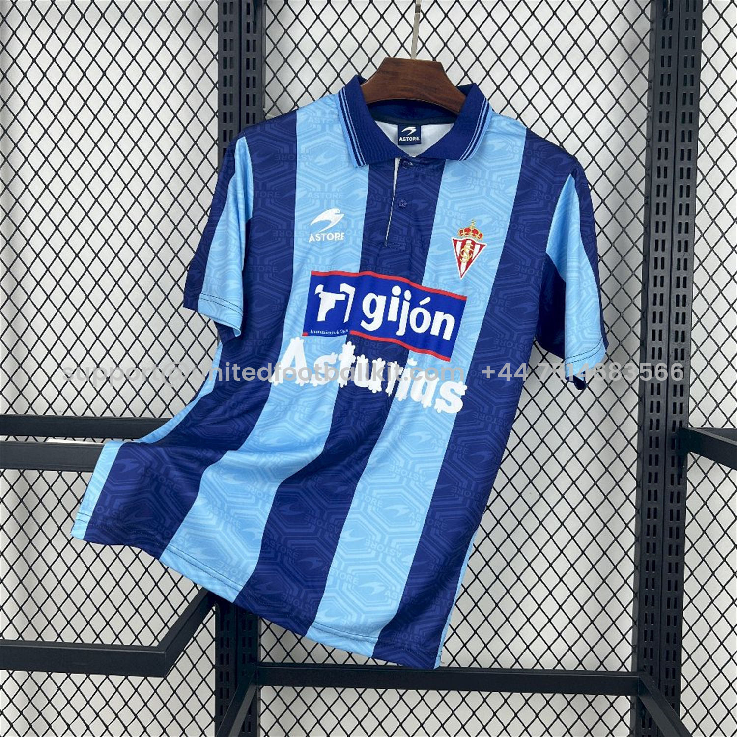 Unitedfootballkit.com | Retro Sporting de Gijon 2002-03 Third Jersey -Customize Name, Number and Patch | Worldwide Shipping