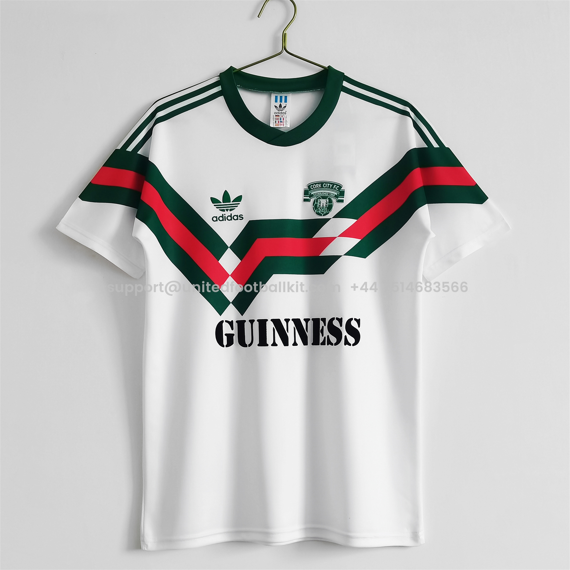Unitedfootballkit.com | Retro Cork City 1989-91 Home Jersey -Customize Name, Number and Patch | Worldwide Shipping