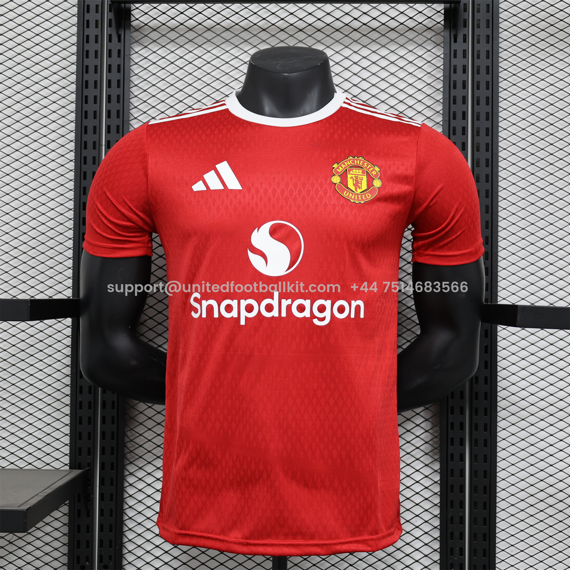 Unitedfootballkit.com | Manchester United 24-25 Red Special Edition Jersey - Player Version -Customize Name, Number and Patch | Worldwide Shipping