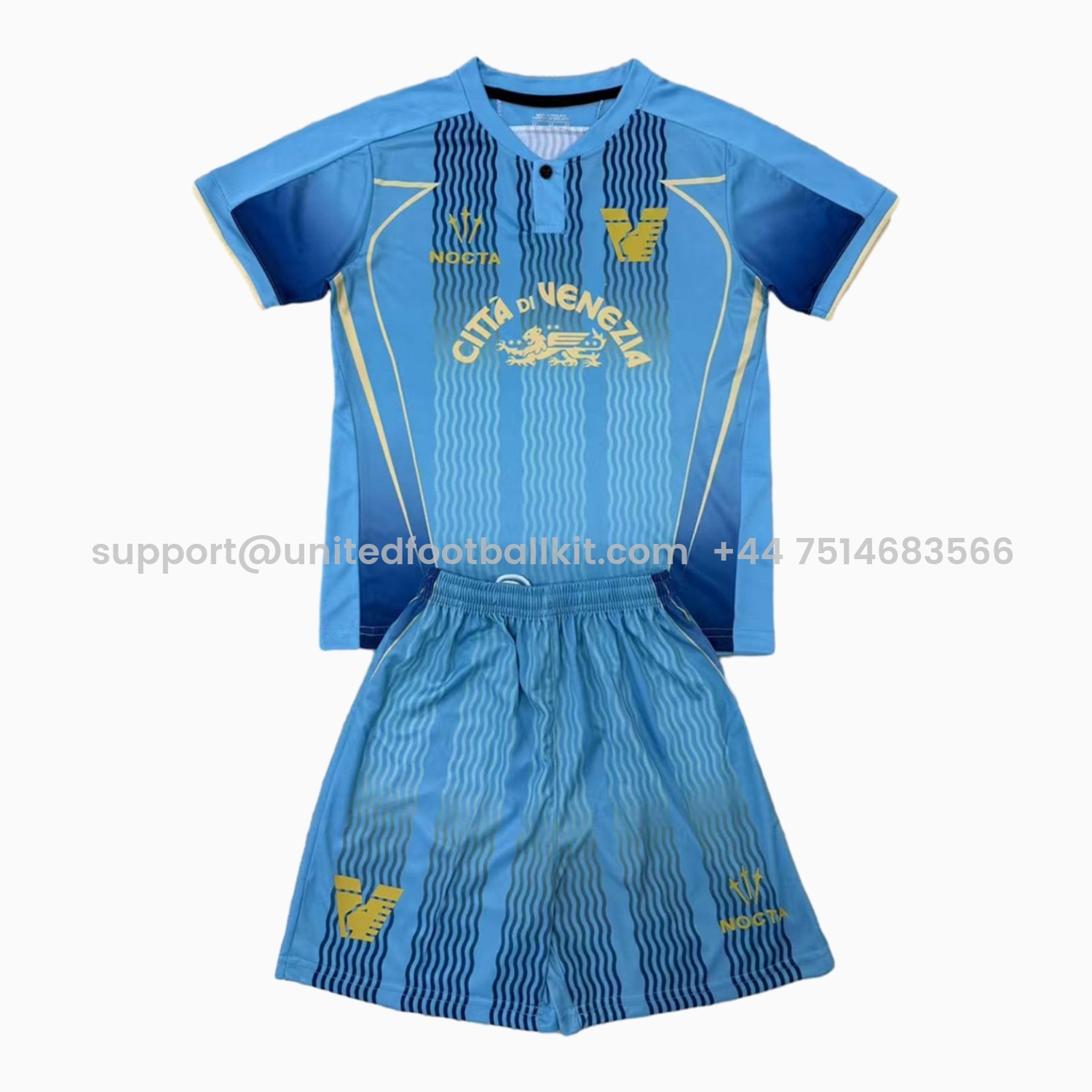 Unitedfootballkit.com | Venezia FC 24-25 Third Men's Adult Jersey Set - Fans Version -Customize Name, Number and Patch | Worldwide Shipping