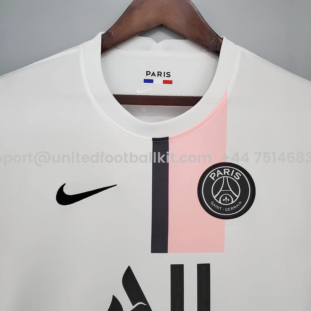 Unitedfootballkit.com | Retro Paris Saint-Germain PSG 2021-22 Away Jersey -Customize Name, Number and Patch | Worldwide Shipping