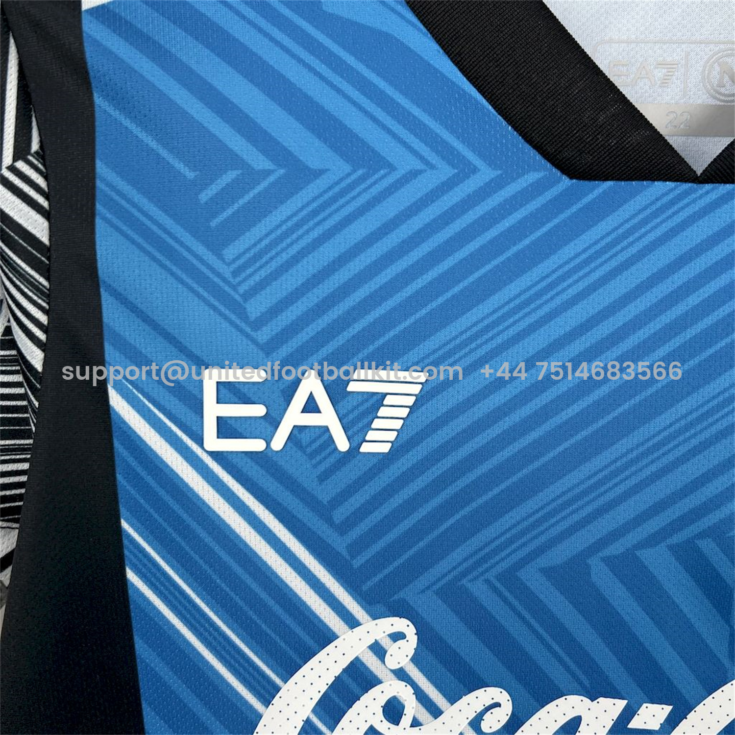 Unitedfootballkit.com | Napoli 24-25 Pre-Match Training Kids Kit -Customize Name, Number and Patch | Worldwide Shipping