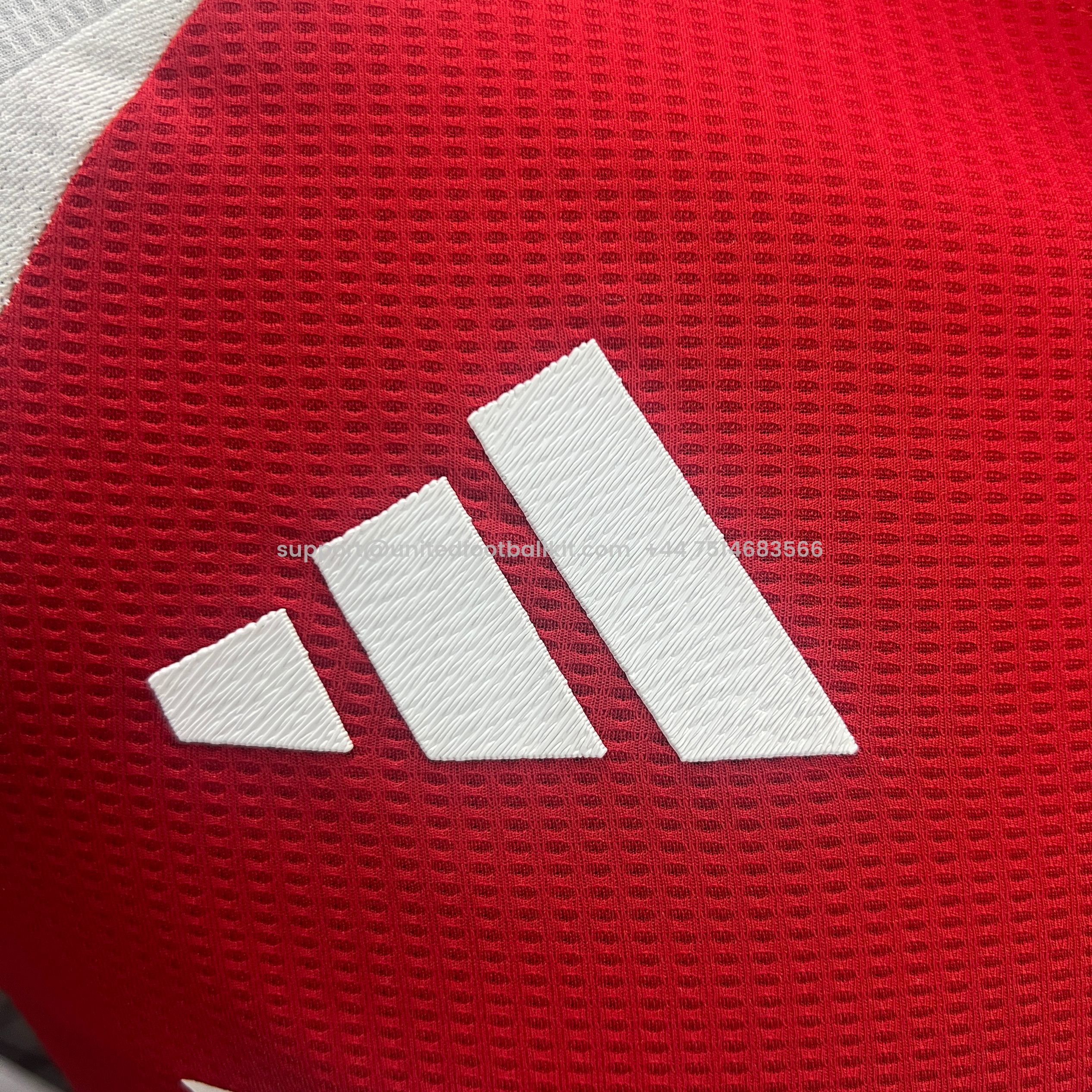 Unitedfootballkit.com | Arsenal 24-25 Home Long Sleeve Jersey - Player Version -Customize Name, Number and Patch | Worldwide Shipping