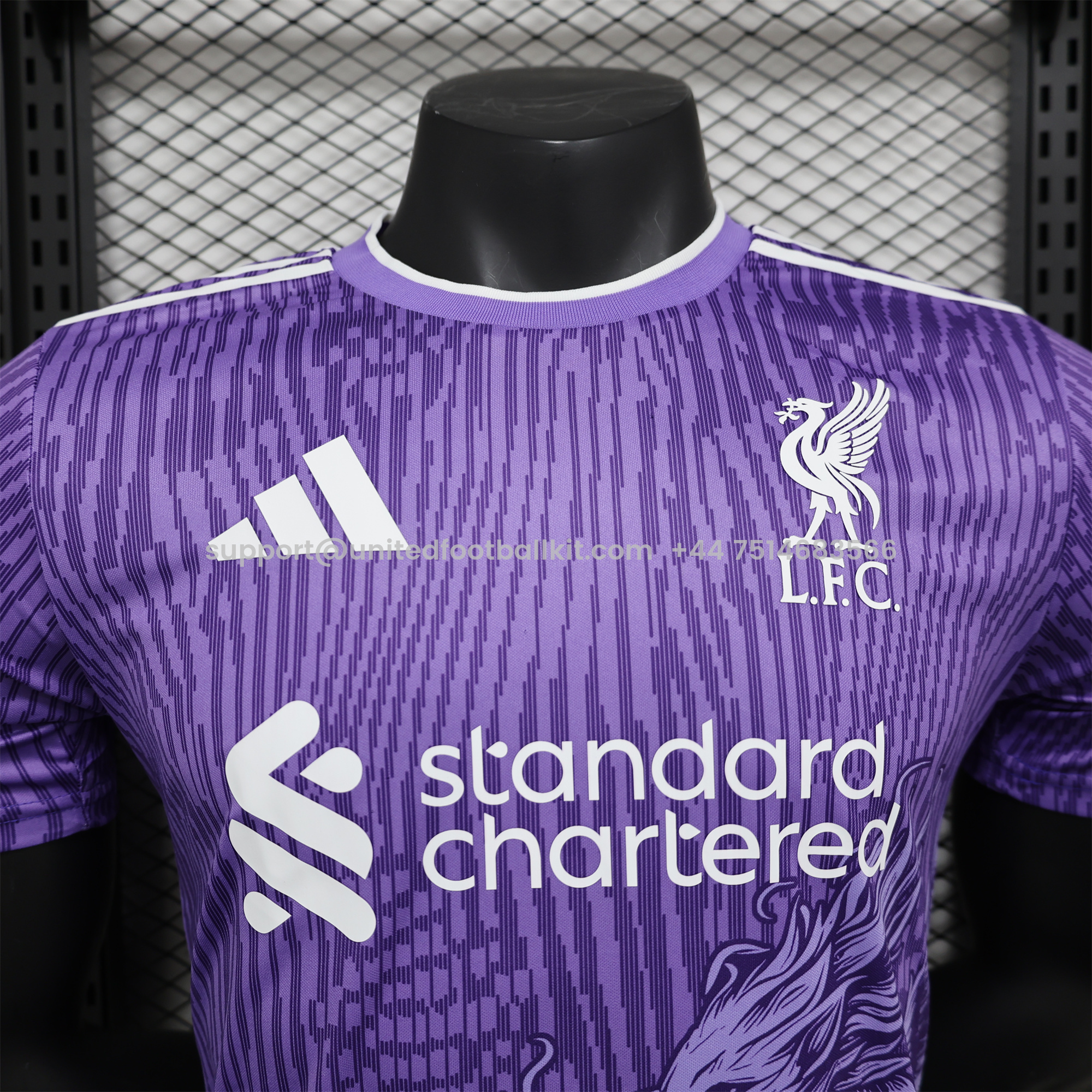 Unitedfootballkit.com | Liver.pool 24-25 Purple Liver.pool Bird Special Edition Jersey - Player Version -Customize Name, Number and Patch | Worldwide Shipping