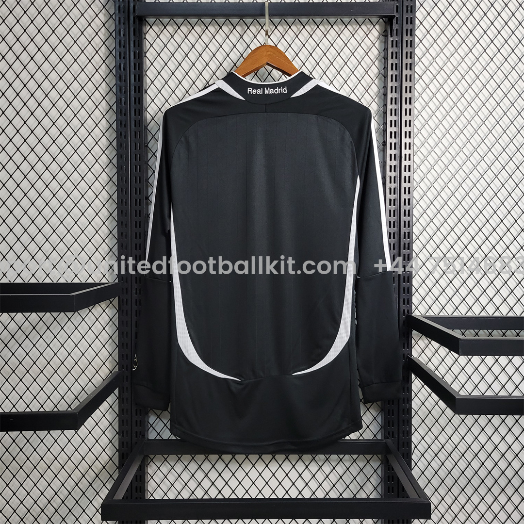 Unitedfootballkit.com | Retro Real Madrid 06-07 Away Long Sleeve Jersey -Customize Name, Number and Patch | Worldwide Shipping