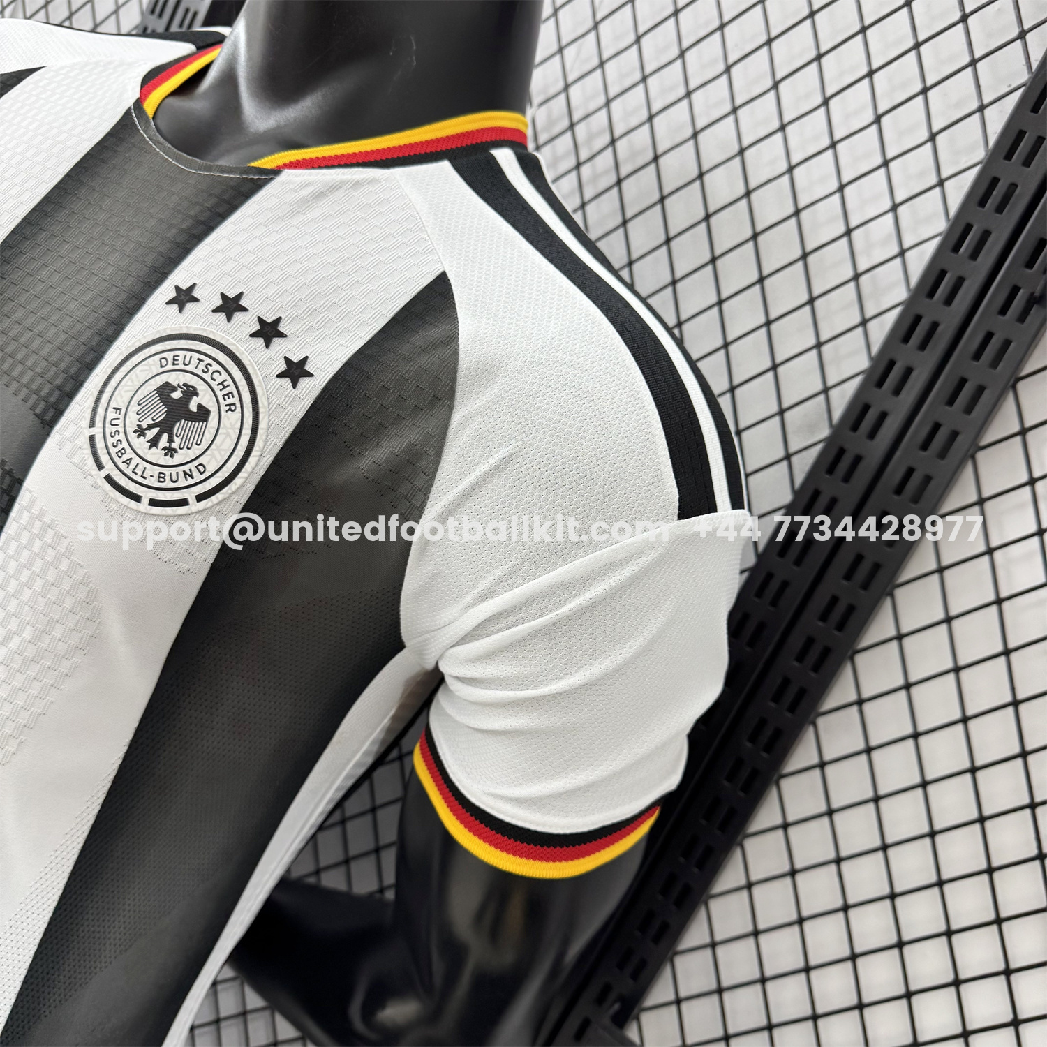 Unitedfootballkit.com | Germany 2026 Black And White Special Jersey - Player Version -Customize Name, Number and Patch | Worldwide Shipping