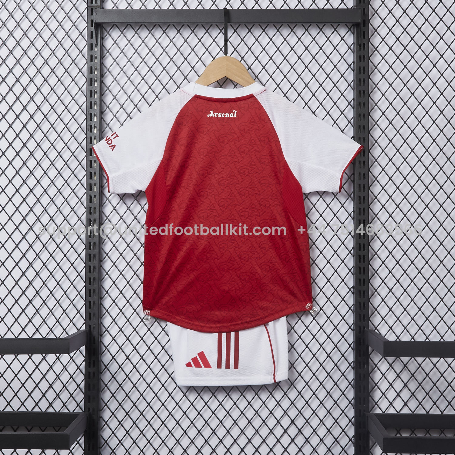 Unitedfootballkit.com | Arsenal 25-26 Home Kids Kit - Player Version -Customize Name, Number and Patch | Worldwide Shipping