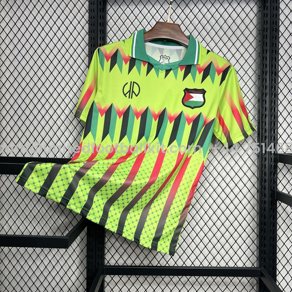 Unitedfootballkit.com | Retro Club Deportivo Palestino X Hypepeace Green Throwback Jersey -Customize Name, Number and Patch | Worldwide Shipping