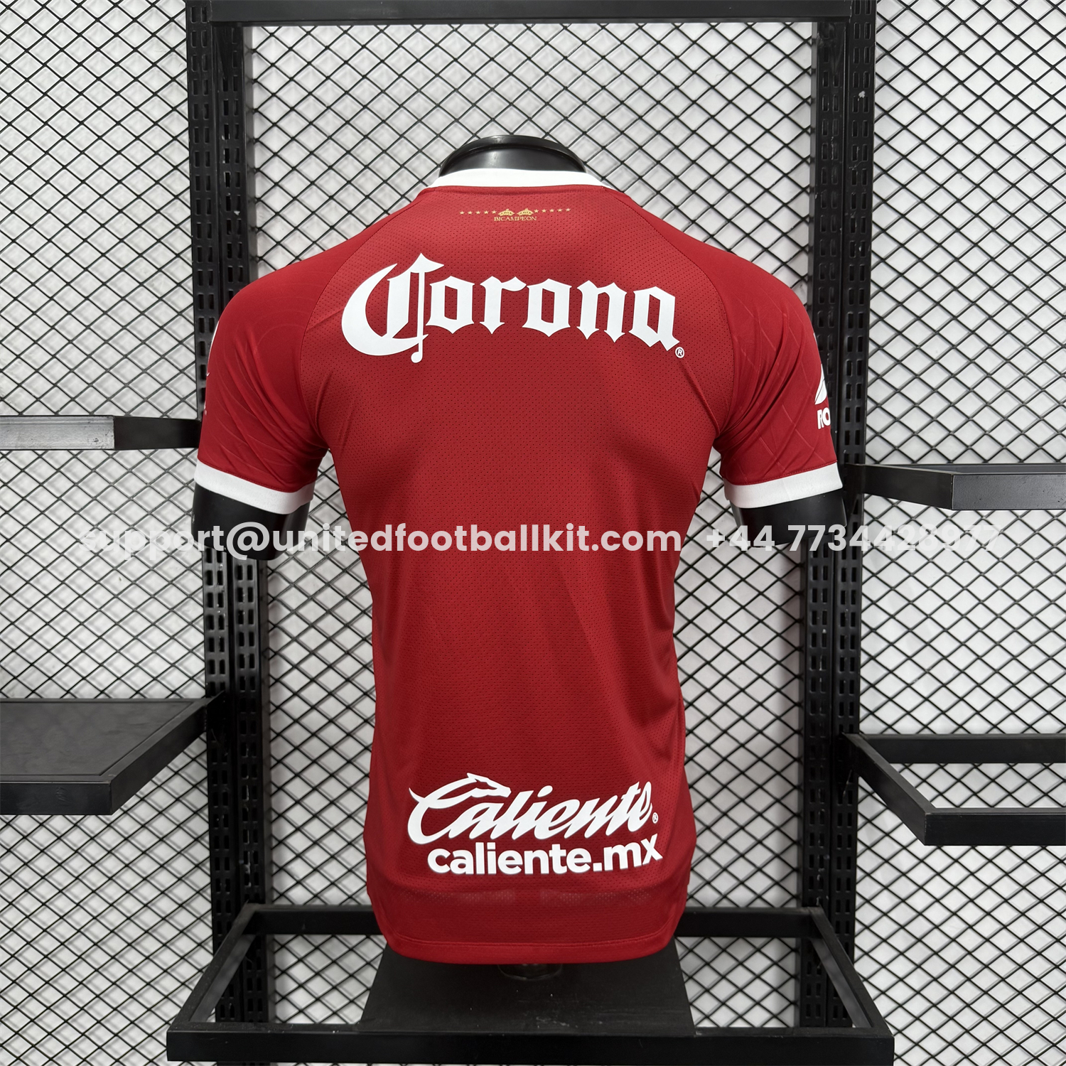 Unitedfootballkit.com | 【The Double Winners】Toluca 25-26 Red Special Jersey - Player Version -Customize Name, Number and Patch | Worldwide Shipping