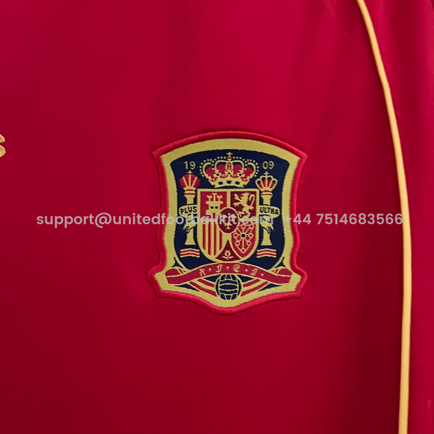 Unitedfootballkit.com | Retro Spain 2008 Home Stadium Jersey -Customize Name, Number and Patch | Worldwide Shipping