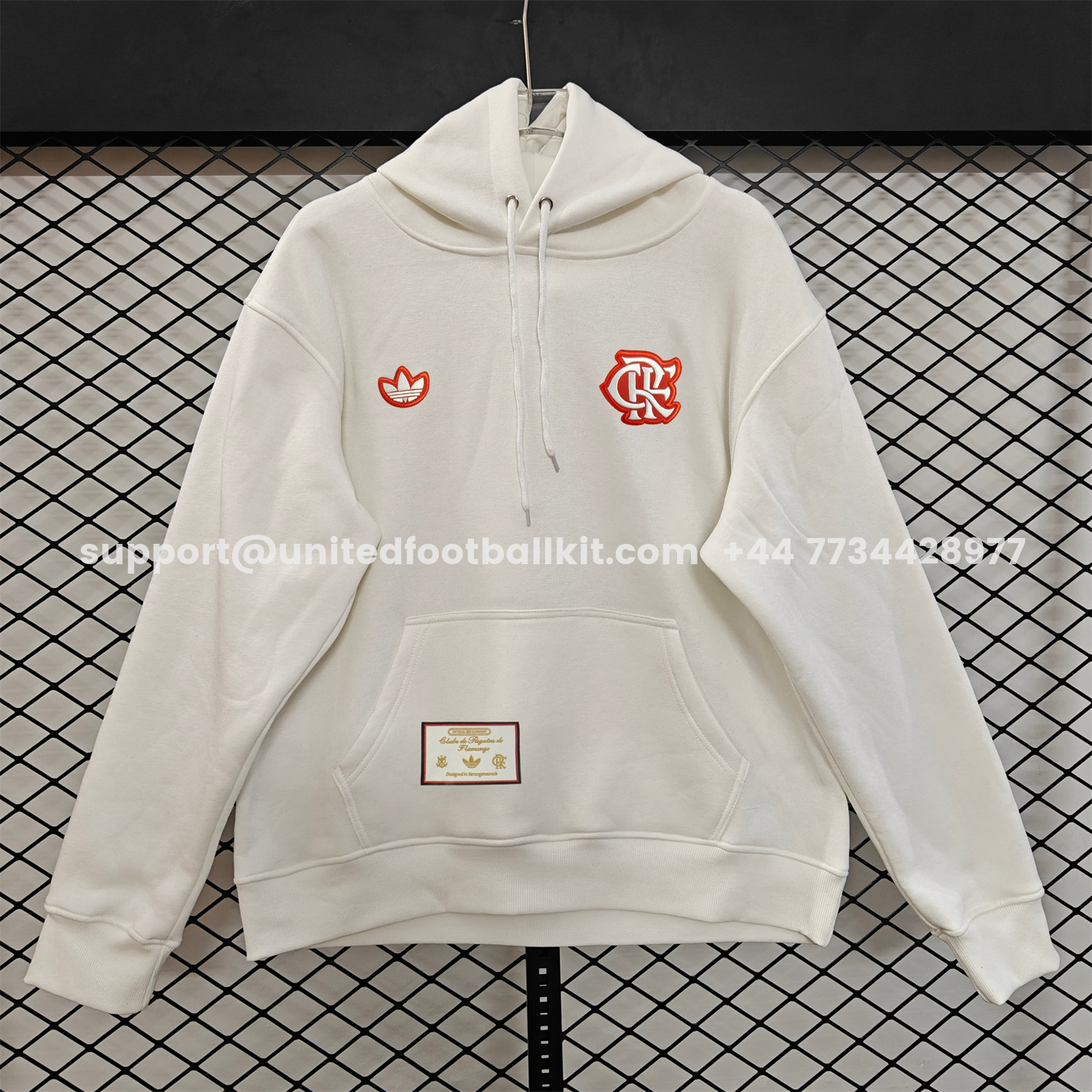 Unitedfootballkit.com | Flamengo 25-26 Originals Terrace Icon Unisex Pullover Hoodie -Customize Name, Number and Patch | Worldwide Shipping