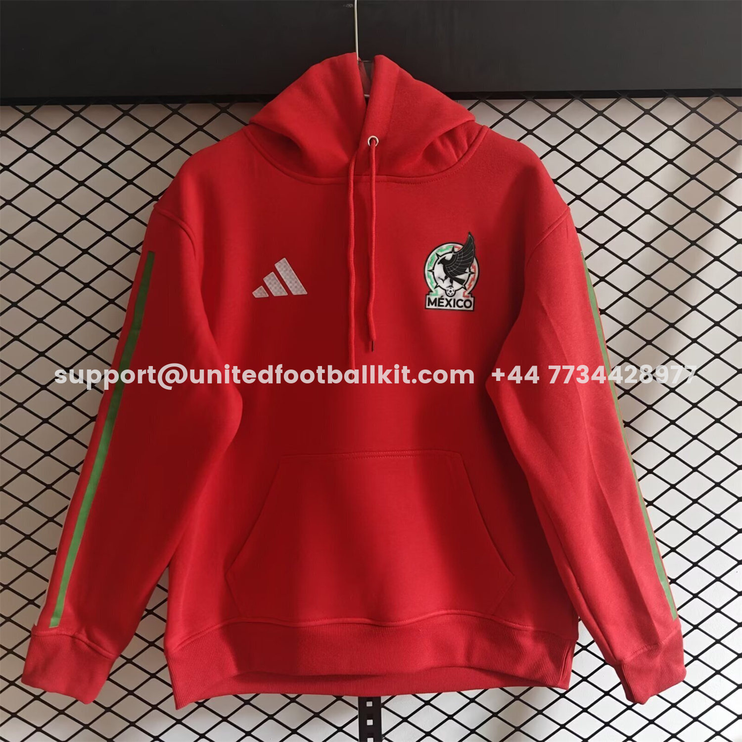 Unitedfootballkit.com | Mexico 2026 Away Unisex Pullover Hoodie -Customize Name, Number and Patch | Worldwide Shipping
