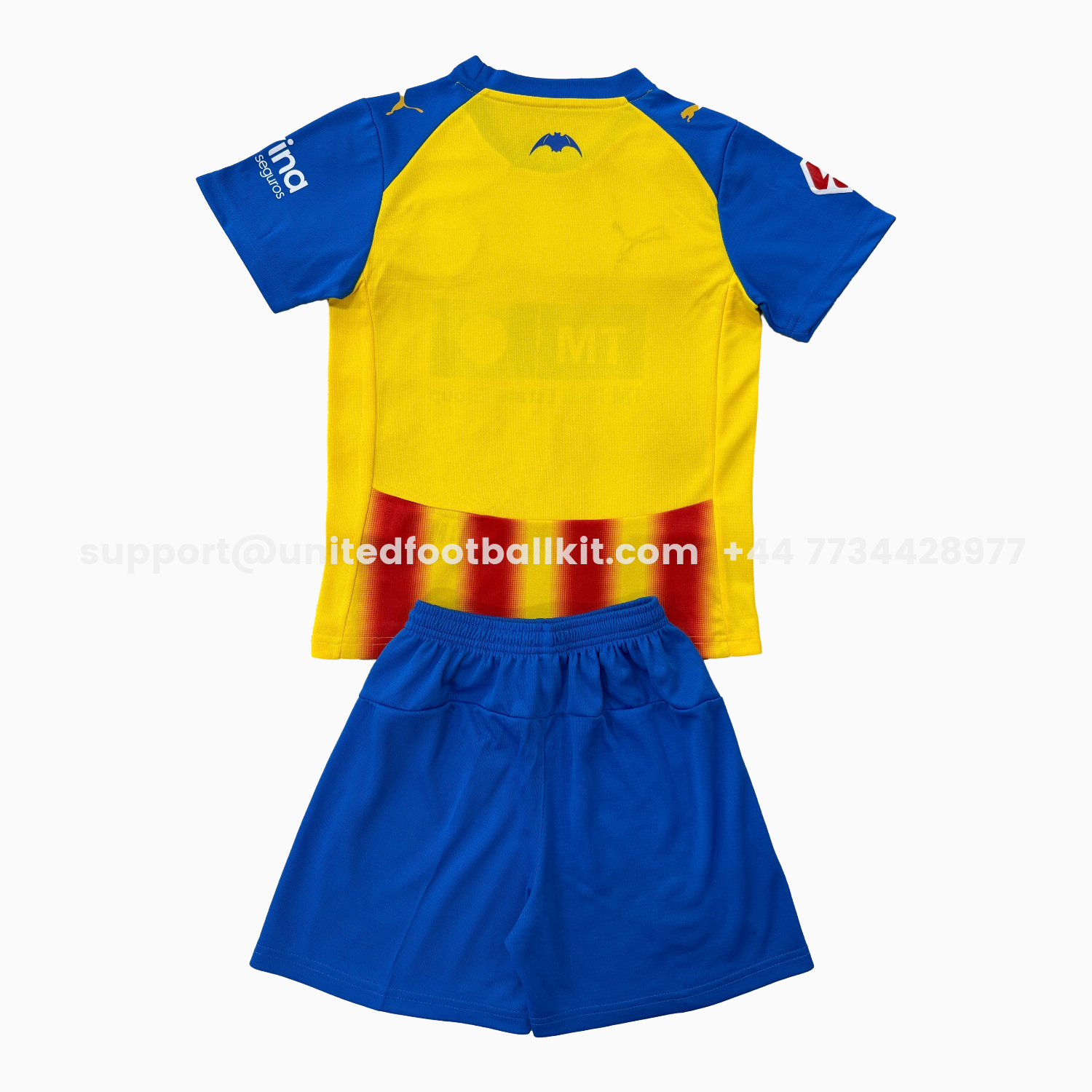 Unitedfootballkit.com | Valencia 25-26 Third Men's Adult Jersey Set - Fans Version -Customize Name, Number and Patch | Worldwide Shipping