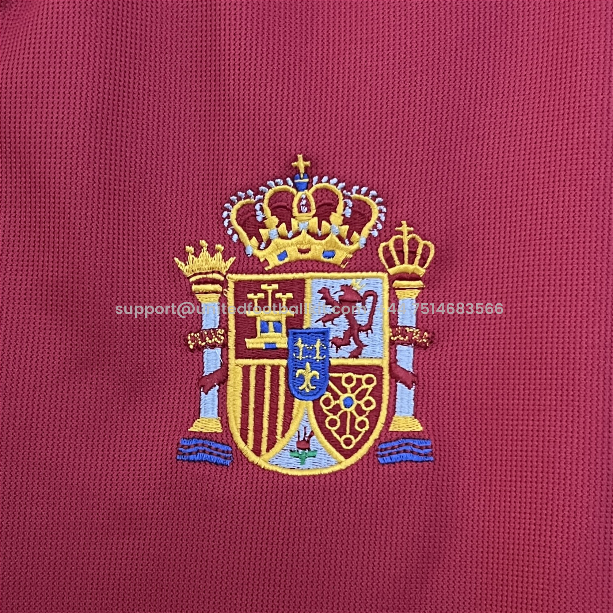 Unitedfootballkit.com | Retro Spain 2000 Home Jersey -Customize Name, Number and Patch | Worldwide Shipping