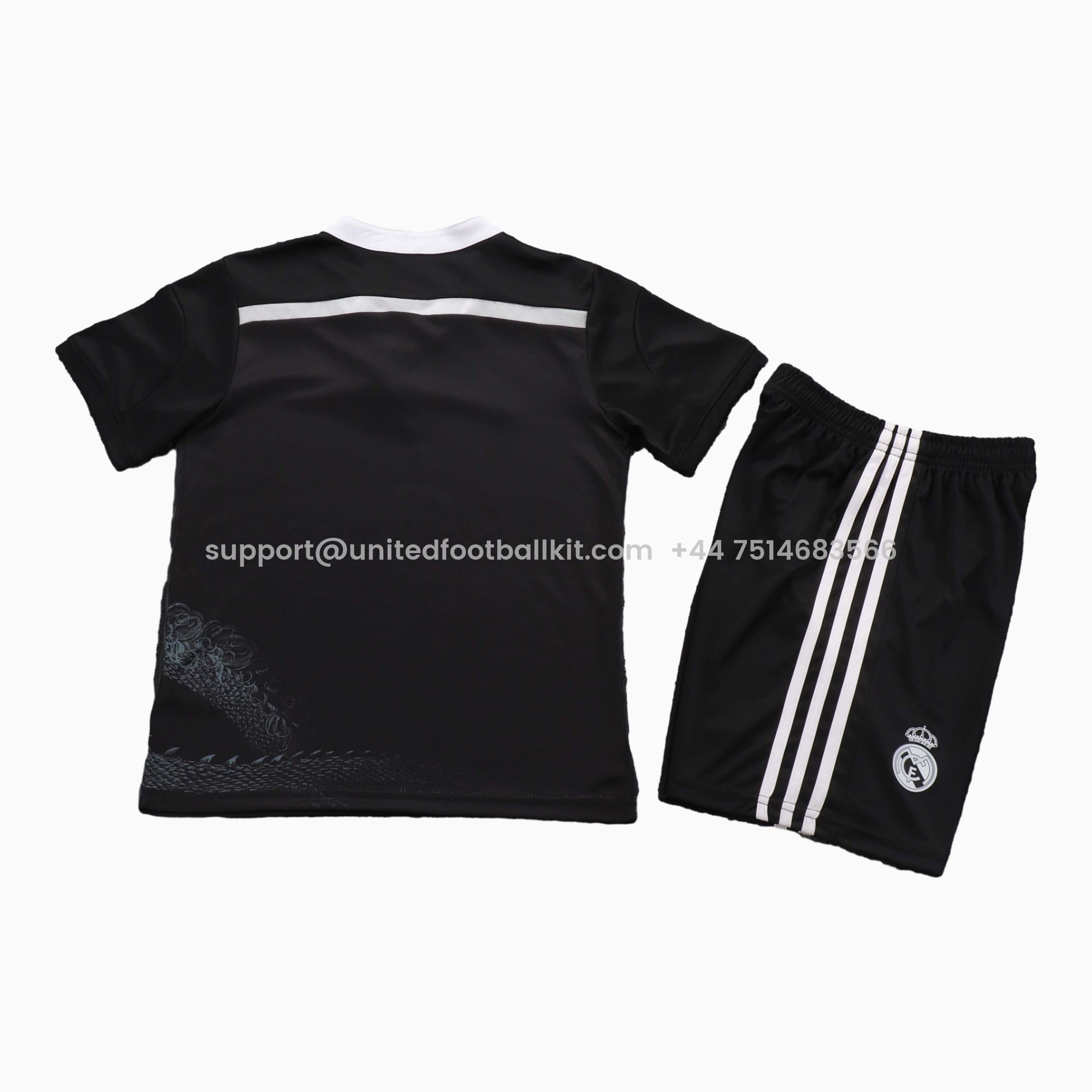 Unitedfootballkit.com | Retro Real Madrid 2014-15 Third Kids Kit -Customize Name, Number and Patch | Worldwide Shipping