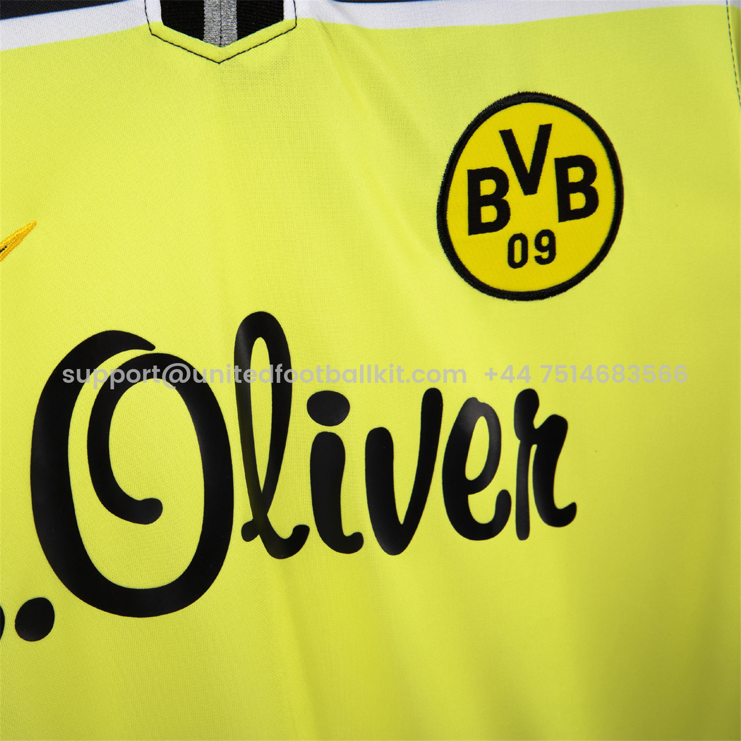 Unitedfootballkit.com | Retro Dortmund 1997-98 Home Jersey -Customize Name, Number and Patch | Worldwide Shipping