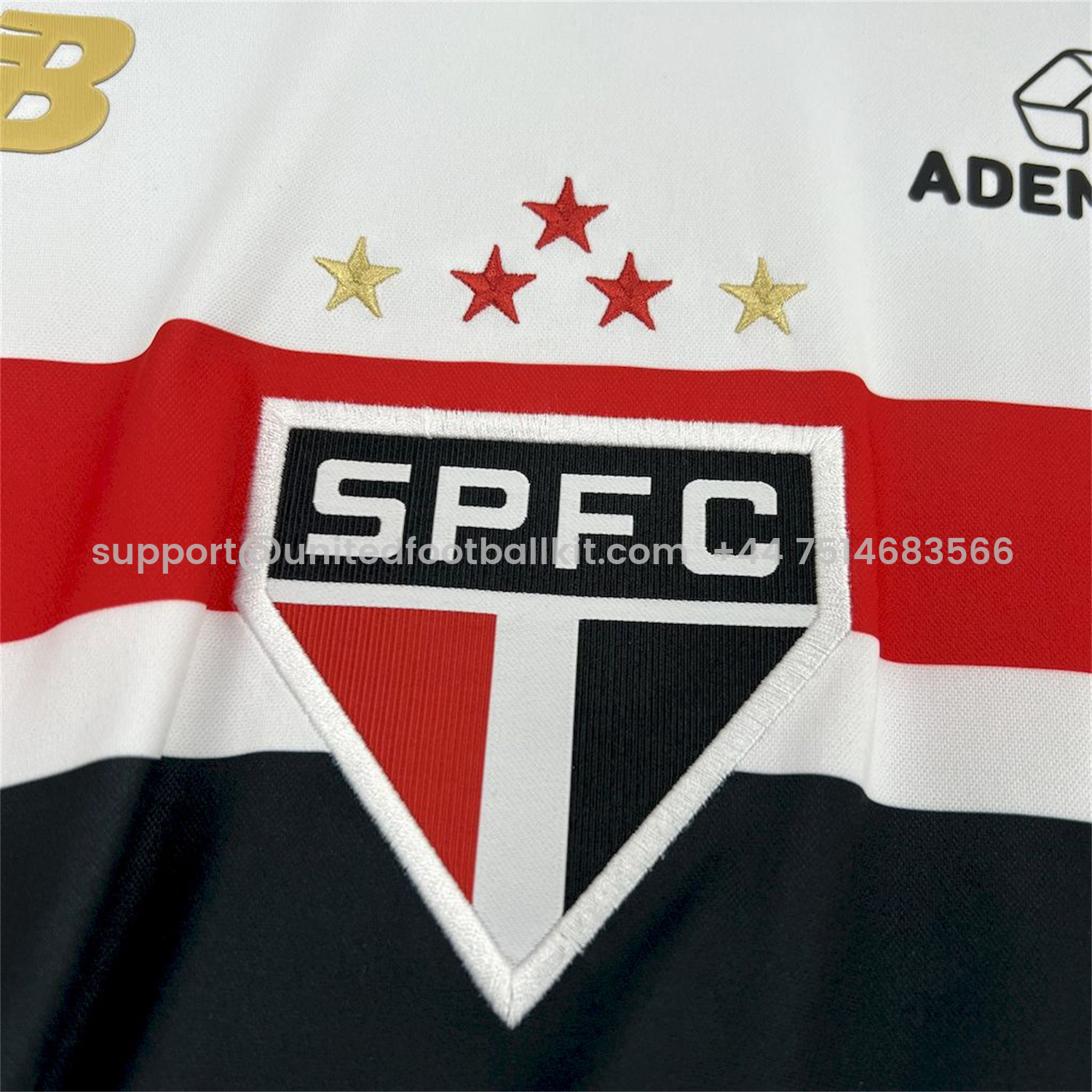 Unitedfootballkit.com | Sao Paulo 25-26 Home Jersey - Fans Version -Customize Name, Number and Patch | Worldwide Shipping