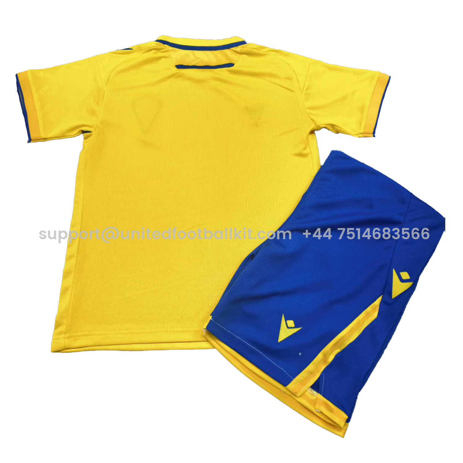 Unitedfootballkit.com | Cádiz Cadiz 25-26 Home Kids KIt -Customize Name, Number and Patch | Worldwide Shipping