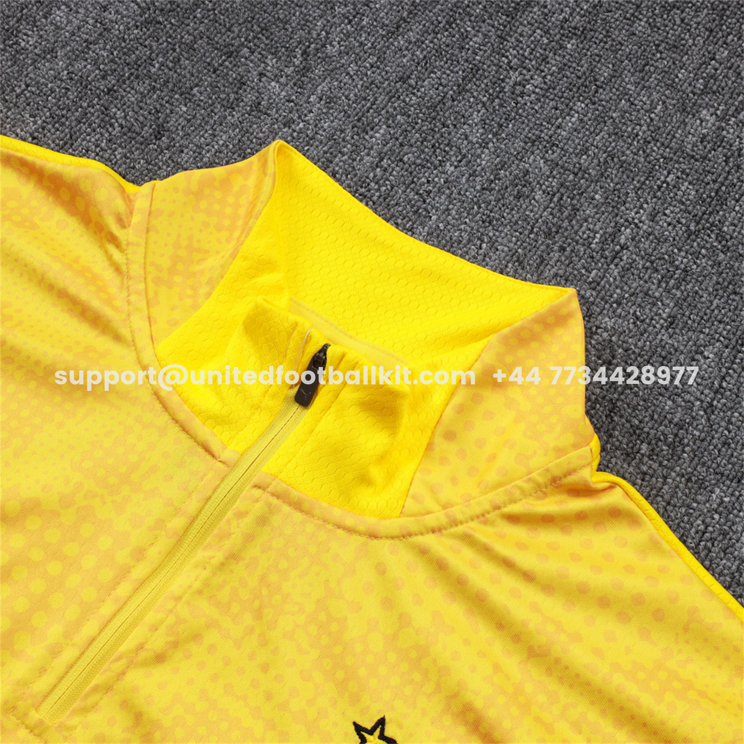 Unitedfootballkit.com | Dortmund 25-26 Jacket Training Tracksuit - Yellow top & Black Pants -Customize Name, Number and Patch | Worldwide Shipping