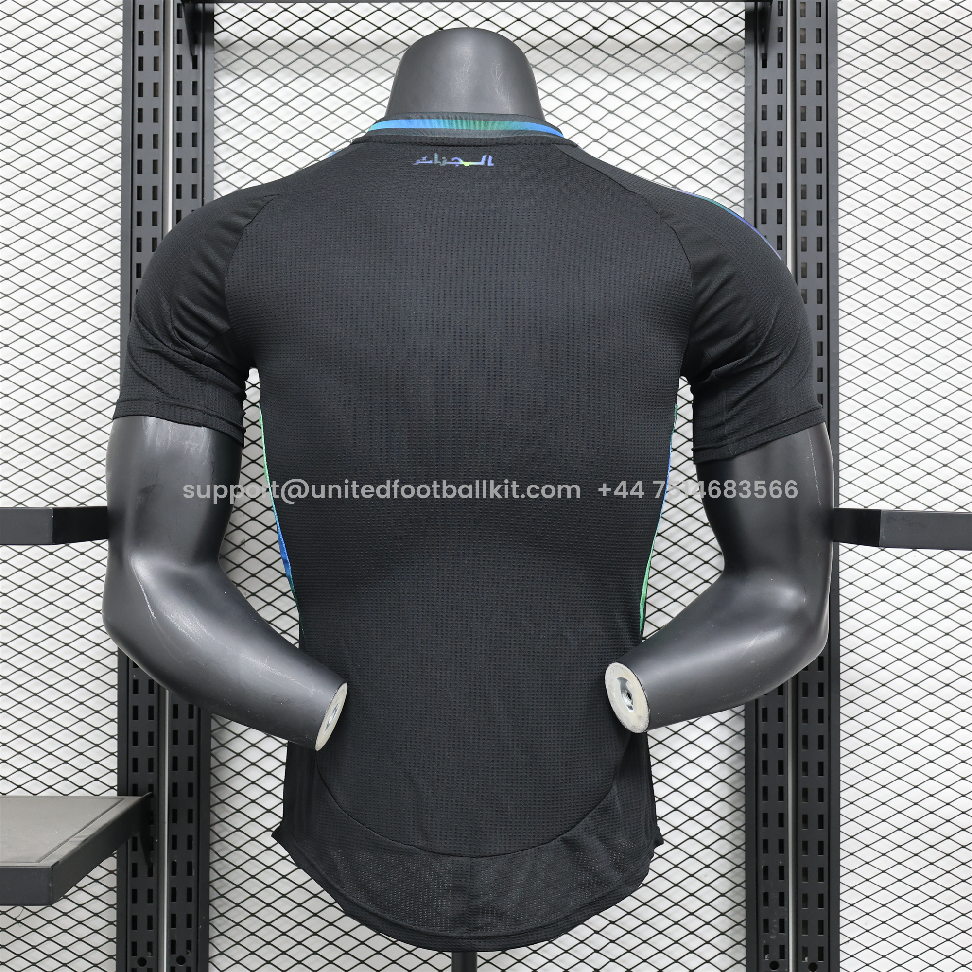 Unitedfootballkit.com | Algeria 2024-25 Black Special Edition Jersey - Player Version -Customize Name, Number and Patch | Worldwide Shipping