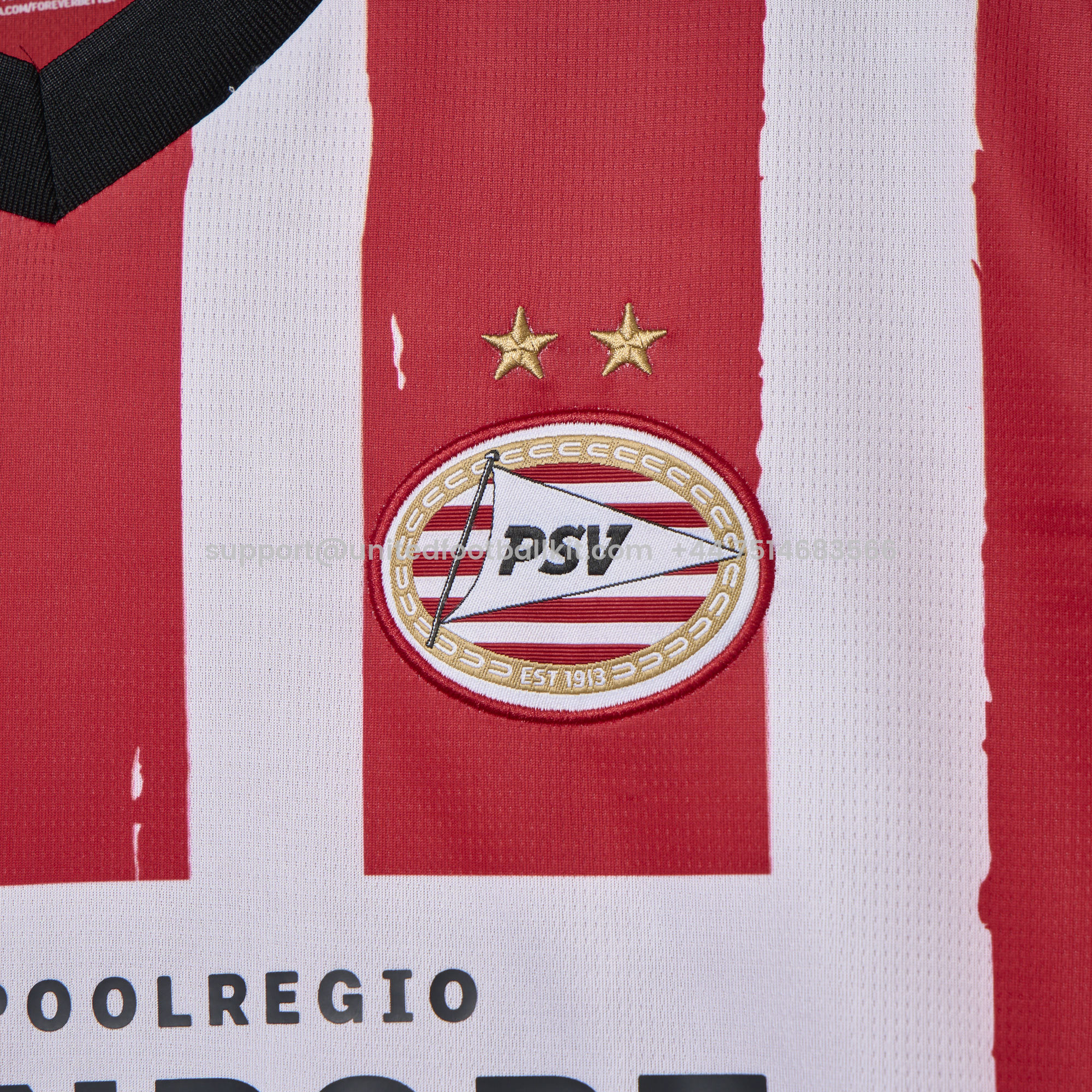 Unitedfootballkit.com | PSV Eindhoven 24-25 Home Jersey - Fans Version -Customize Name, Number and Patch | Worldwide Shipping