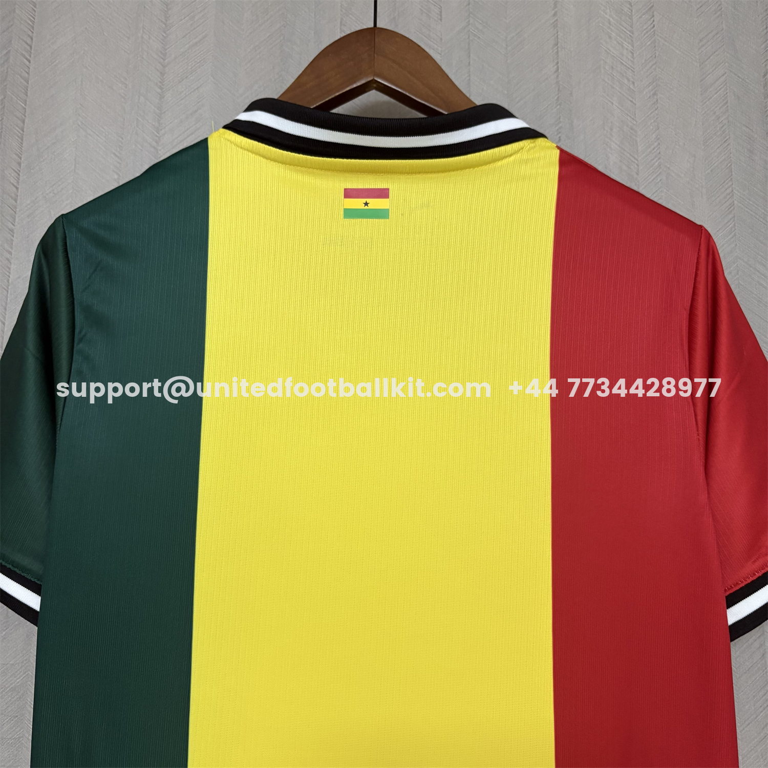 Unitedfootballkit.com | Ghana 2026 Red Yellow Green Jersey - Fans Version -Customize Name, Number and Patch | Worldwide Shipping