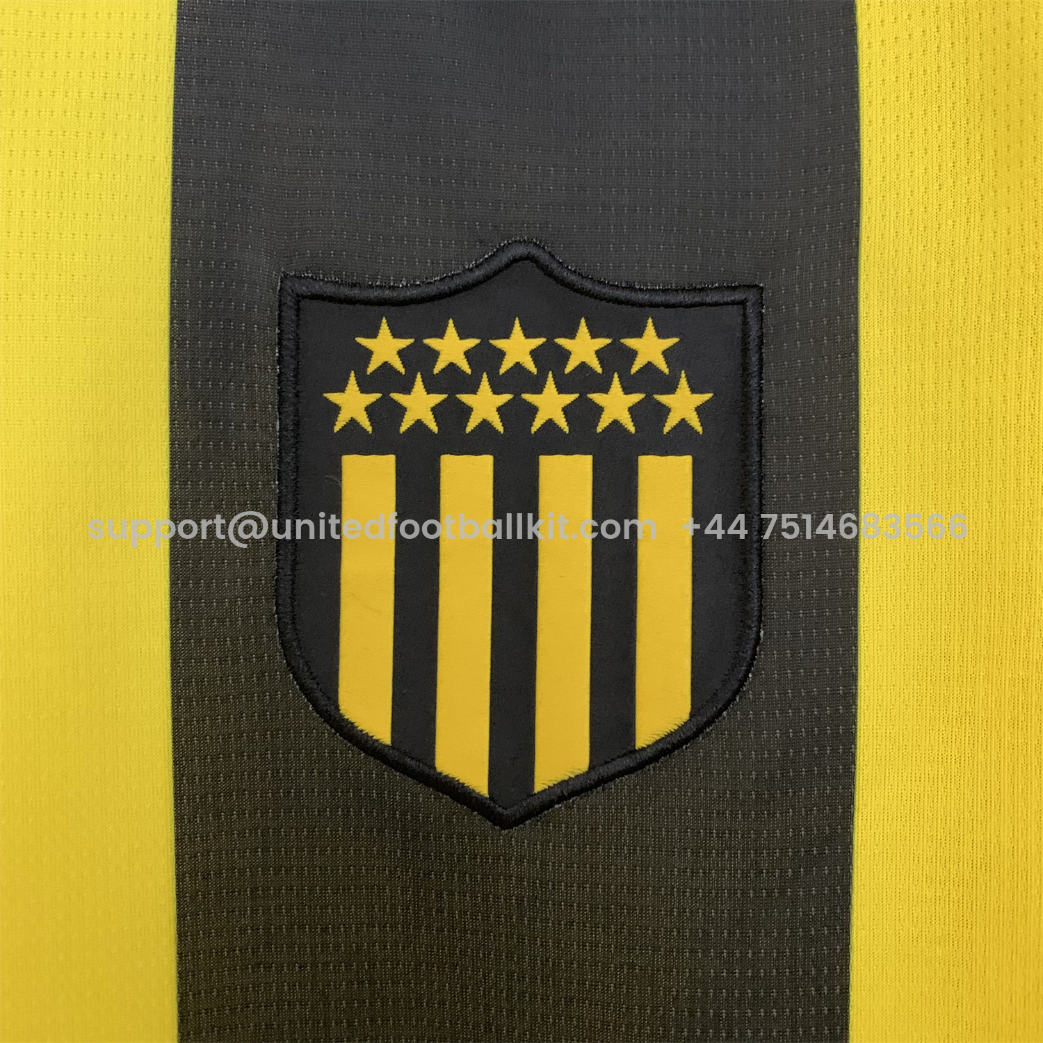 Unitedfootballkit.com | Peñarol 25-26 Home Jersey - Fans Version -Customize Name, Number and Patch | Worldwide Shipping