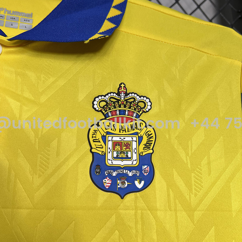 Unitedfootballkit.com | Las Palmas 24-25 Home Stadium Jersey - Fans Version -Customize Name, Number and Patch | Worldwide Shipping
