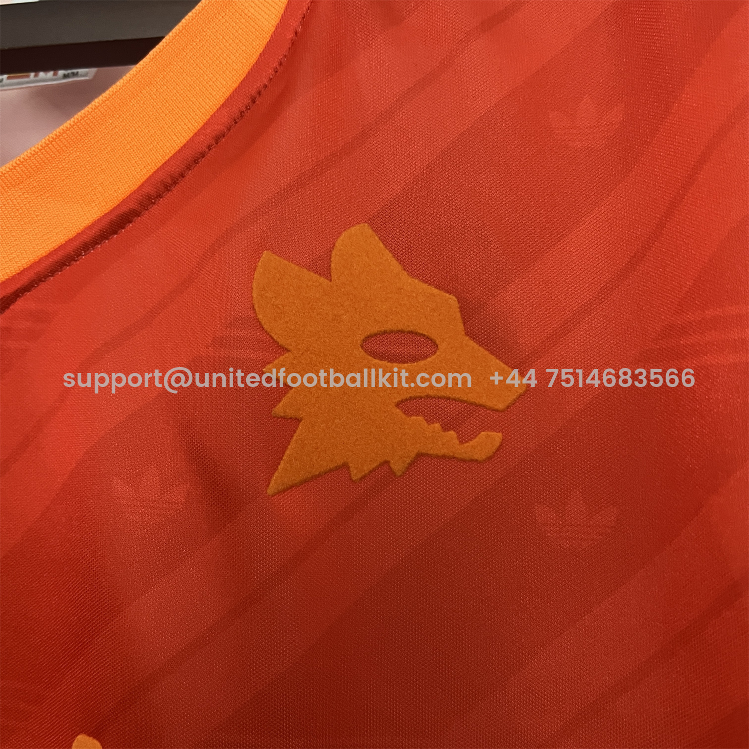 Unitedfootballkit.com | Retro Roma 1992-94 Home Jersey -Customize Name, Number and Patch | Worldwide Shipping