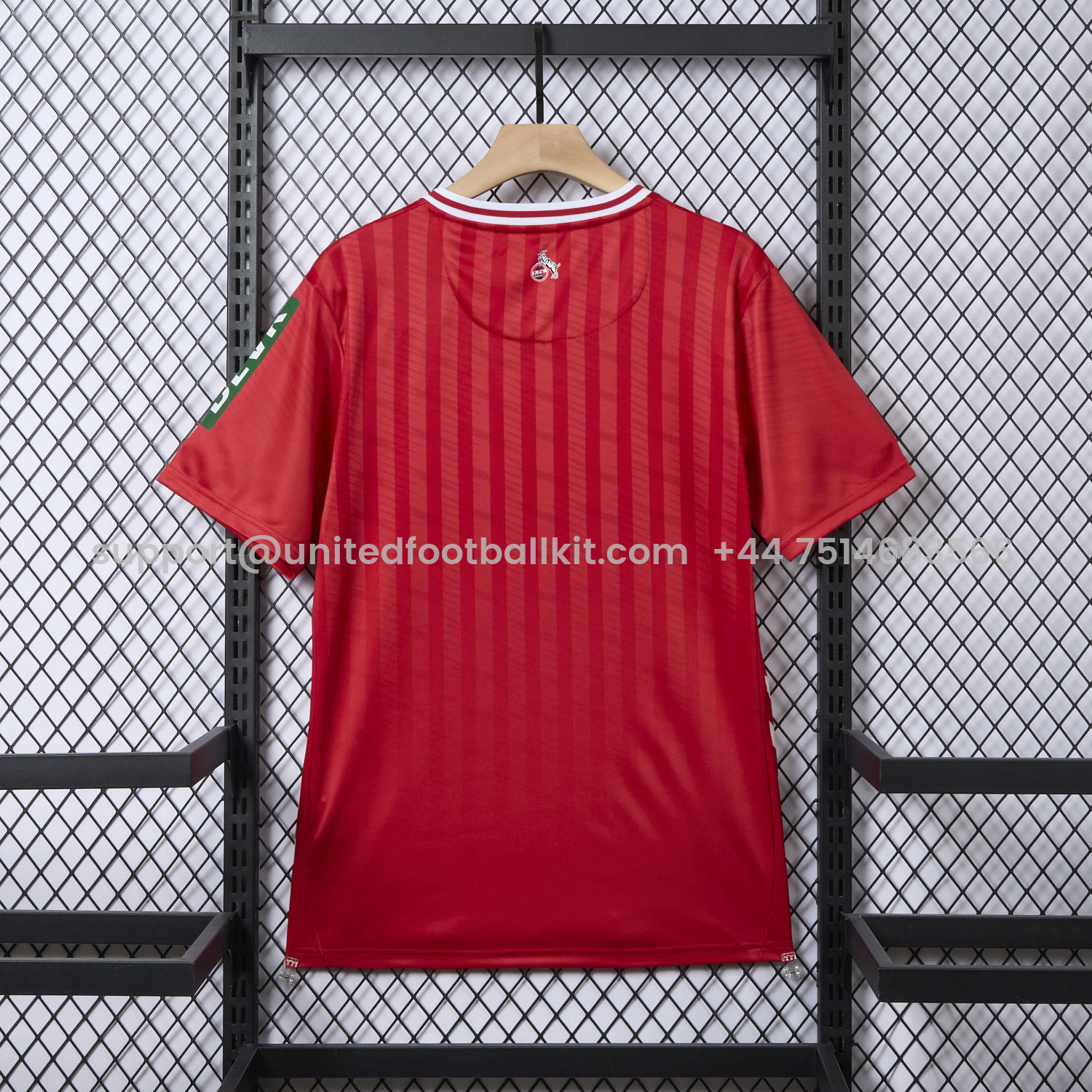 Unitedfootballkit.com | Köln 25-26 Away Red Jersey - Fans Version -Customize Name, Number and Patch | Worldwide Shipping