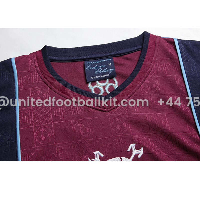 Unitedfootballkit.com | Retro Iron Maiden 2011 Away Jersey -Customize Name, Number and Patch | Worldwide Shipping