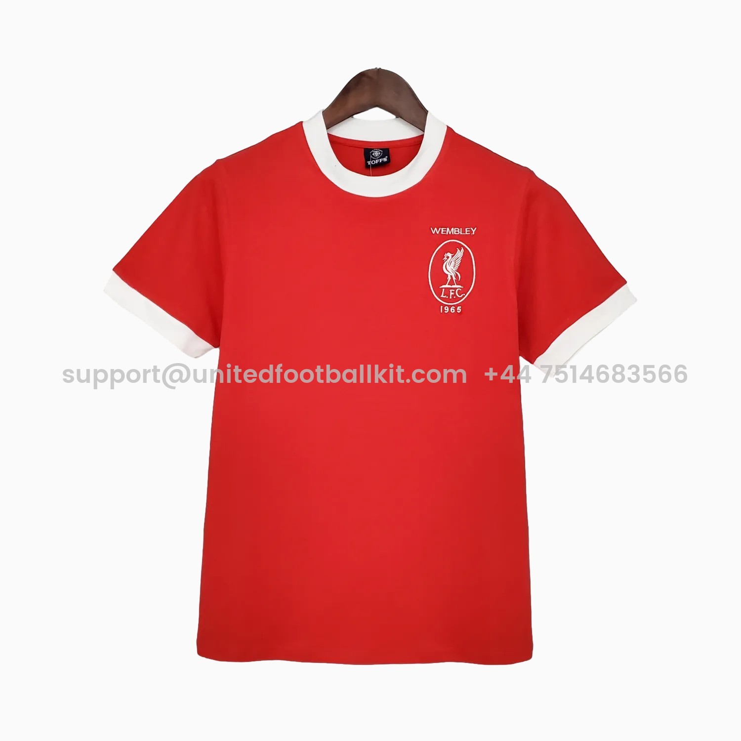 Unitedfootballkit.com | Retro Liver.pool 1965 Home Stadium Jersey -Customize Name, Number and Patch | Worldwide Shipping