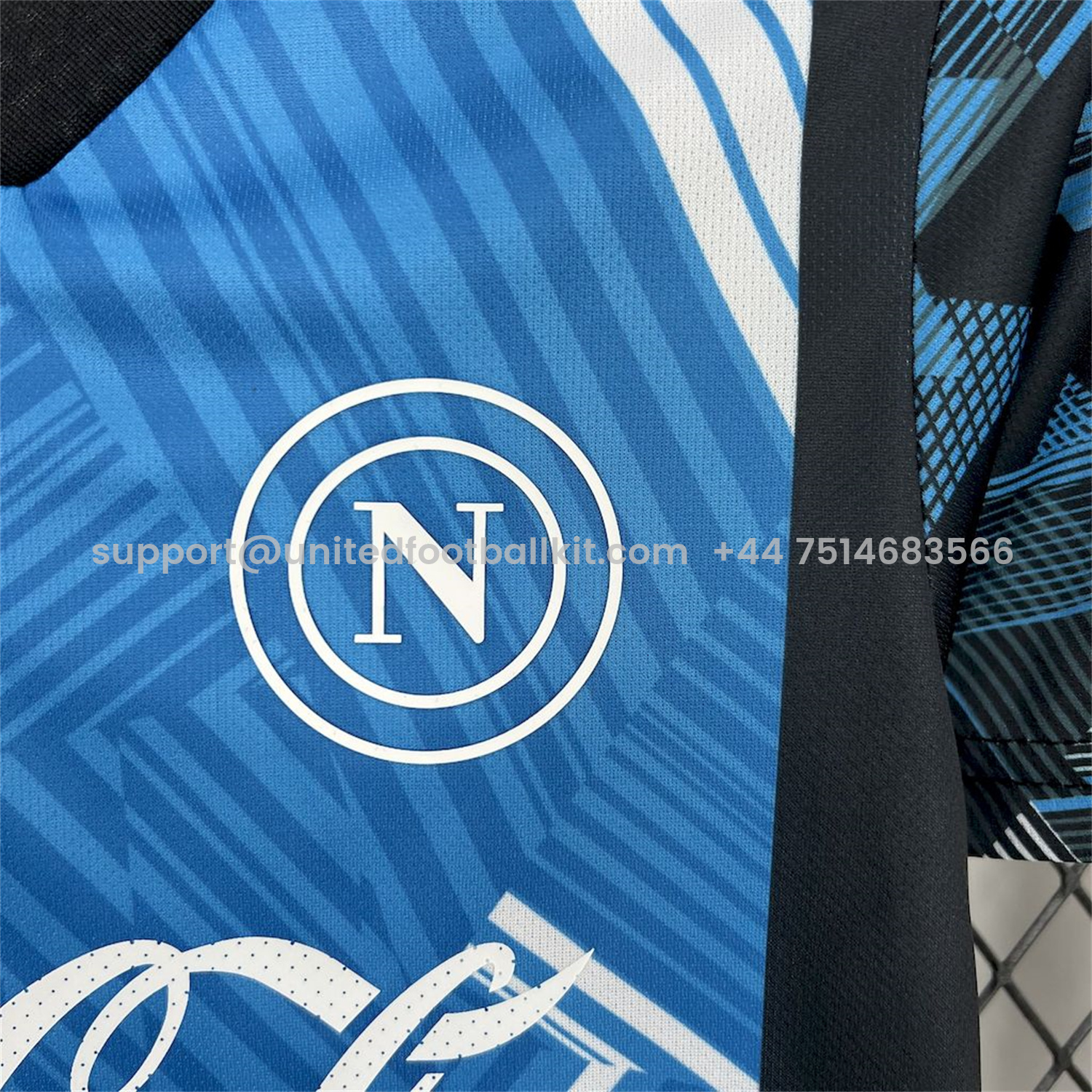 Unitedfootballkit.com | Napoli 24-25 Pre-Match Training Kids Kit -Customize Name, Number and Patch | Worldwide Shipping