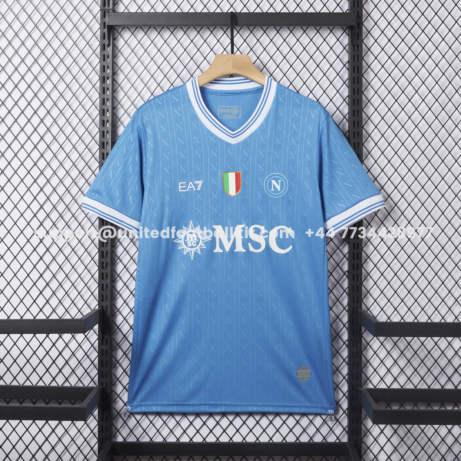 Unitedfootballkit.com | Napoli 25-26 European Home Blue Jersey - Fans Version -Customize Name, Number and Patch | Worldwide Shipping