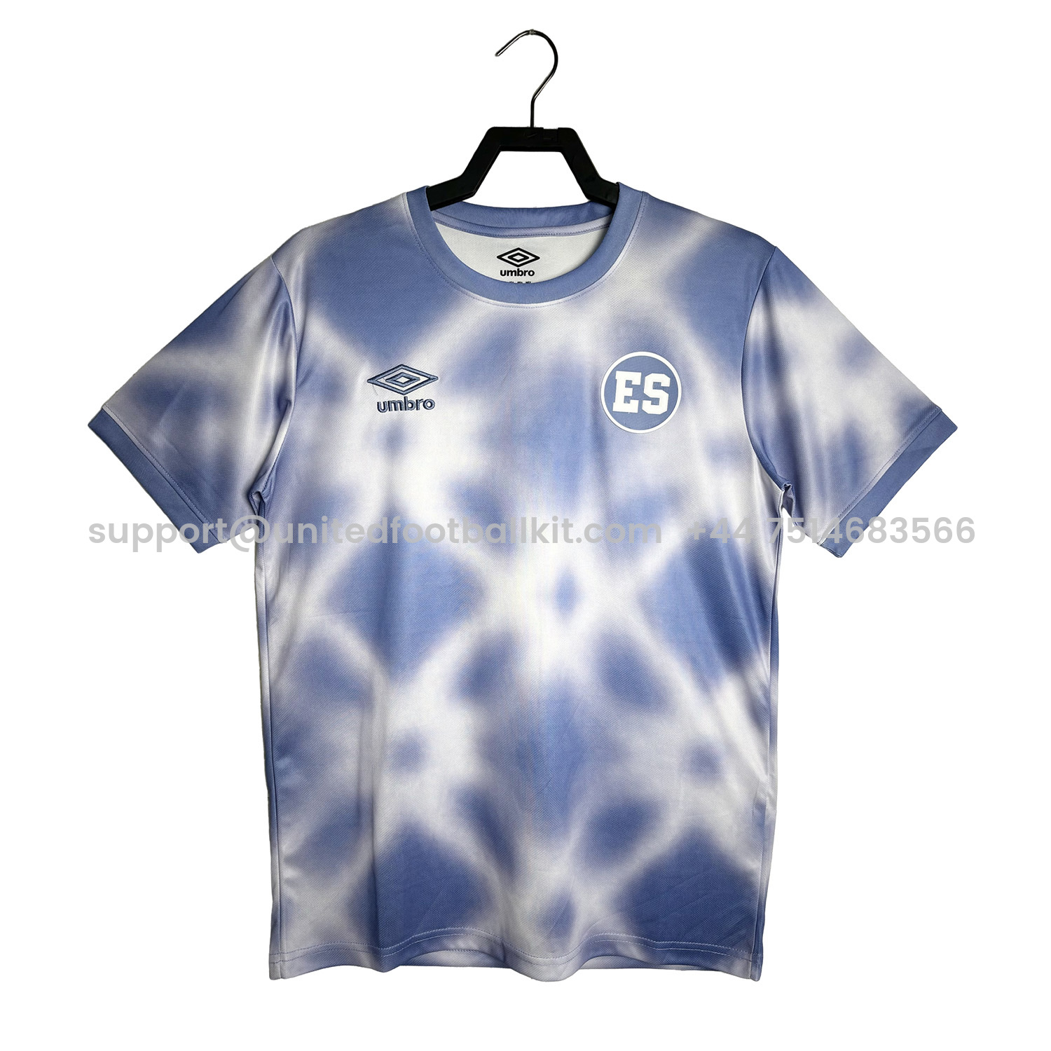 Unitedfootballkit.com | El Salvador 2025-26 Blue Pre-Match Jersey - Fans Version -Customize Name, Number and Patch | Worldwide Shipping