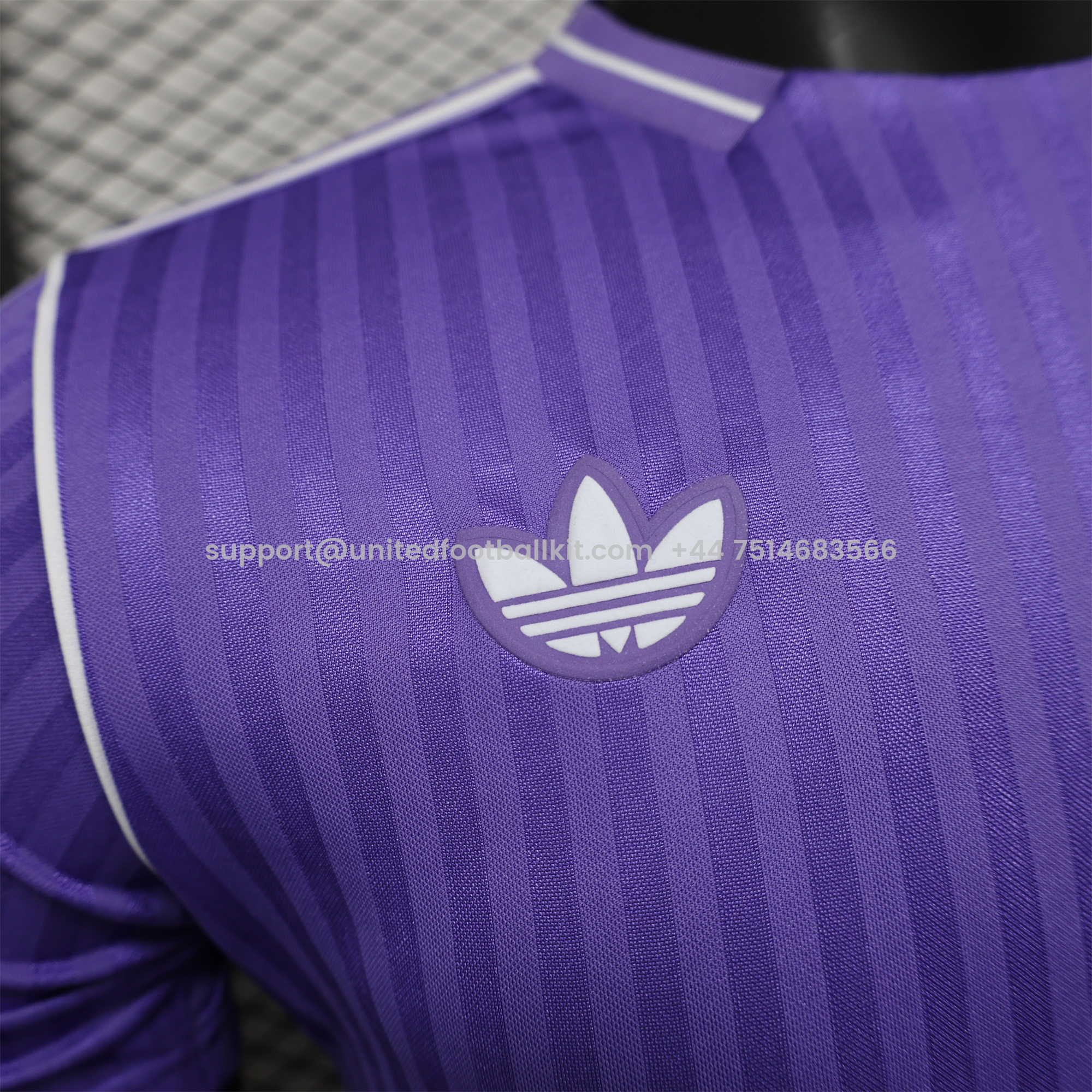 Unitedfootballkit.com | Real Madrid 2025 Purple Icon Retro Jersey - Player Version -Customize Name, Number and Patch | Worldwide Shipping