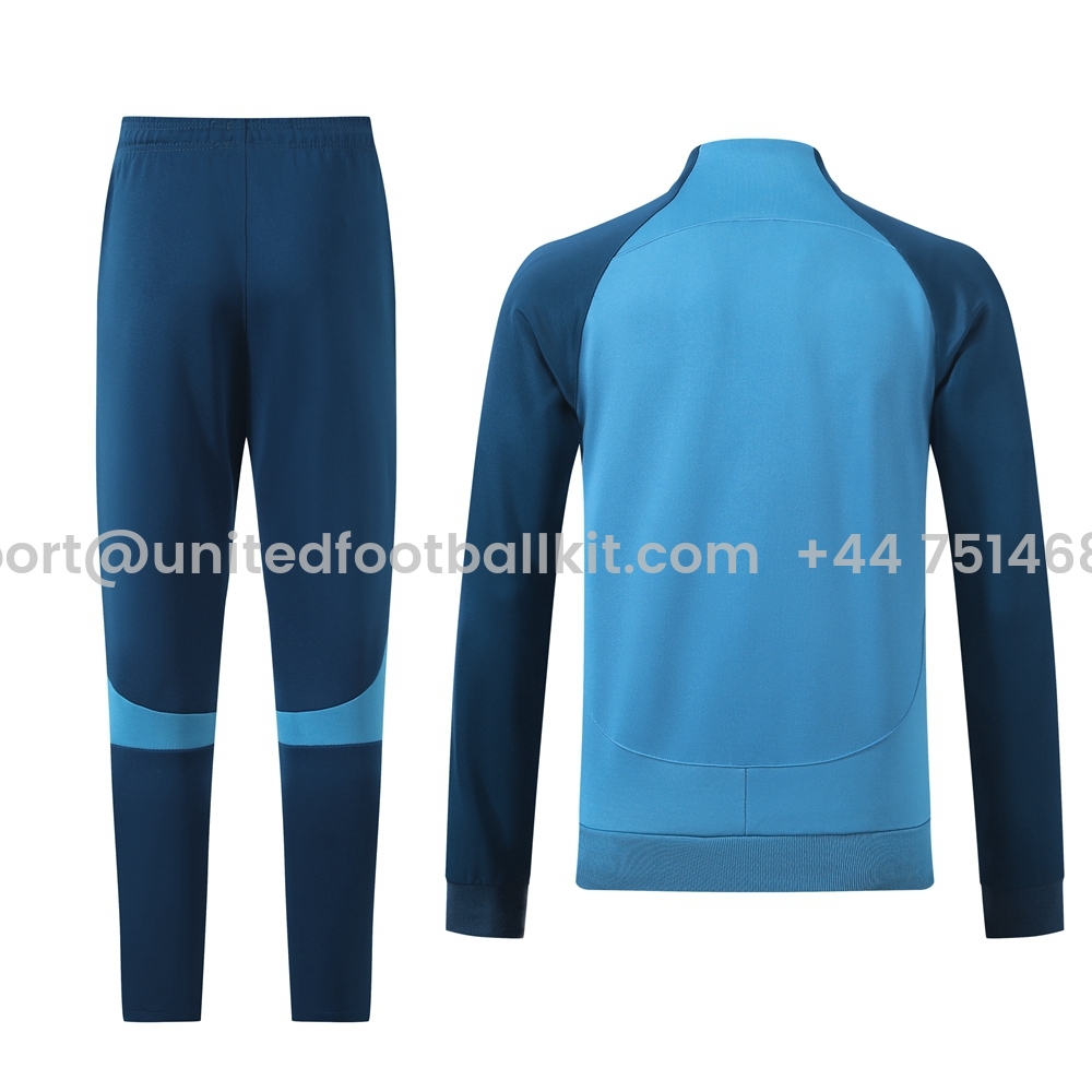 Unitedfootballkit.com | Club América 24-25 Jacket Training Tracksuit - Blue -Customize Name, Number and Patch | Worldwide Shipping