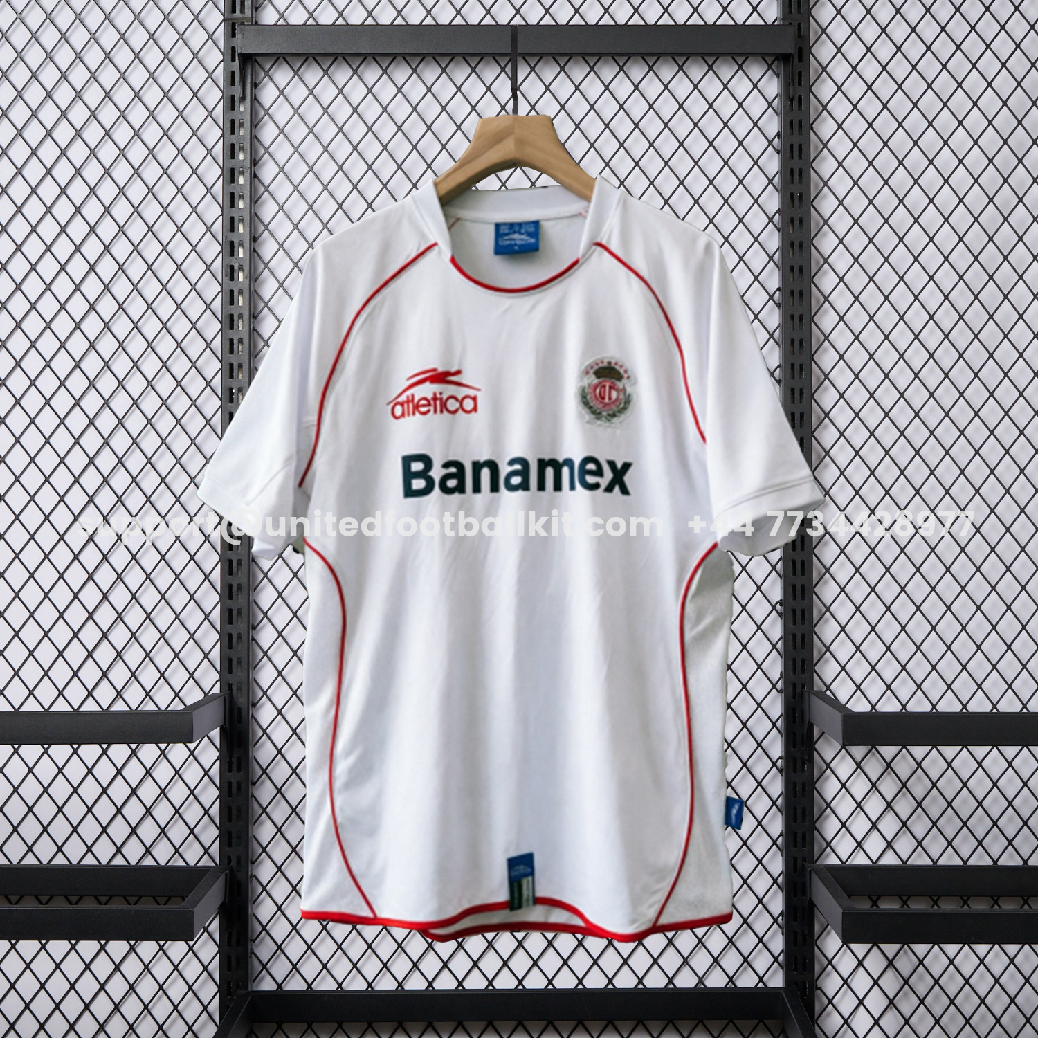 Unitedfootballkit.com | Retro Toluca 2005-06 Away Jersey -Customize Name, Number and Patch | Worldwide Shipping