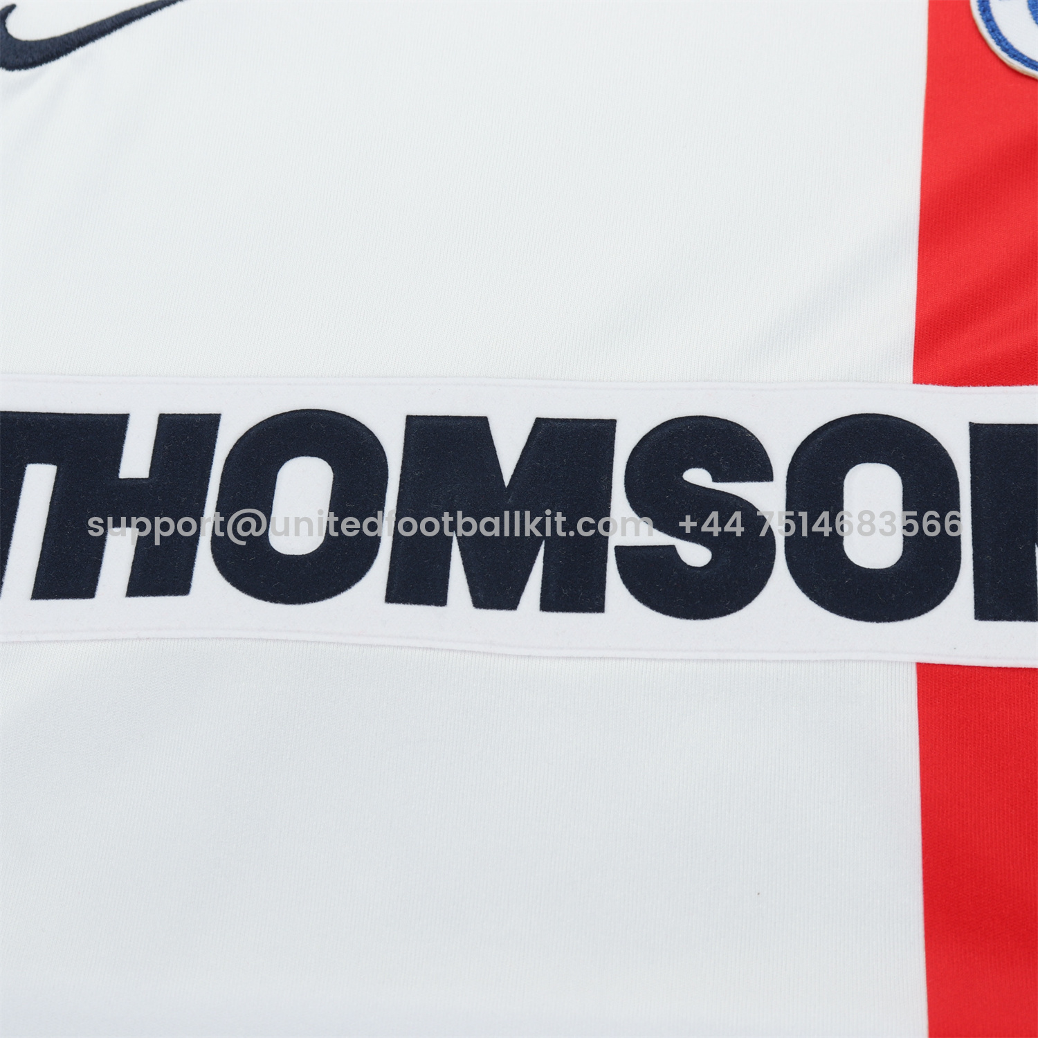 Unitedfootballkit.com | Retro Paris Saint-Germain PSG 2002-03 Away Kids Kit -Customize Name, Number and Patch | Worldwide Shipping