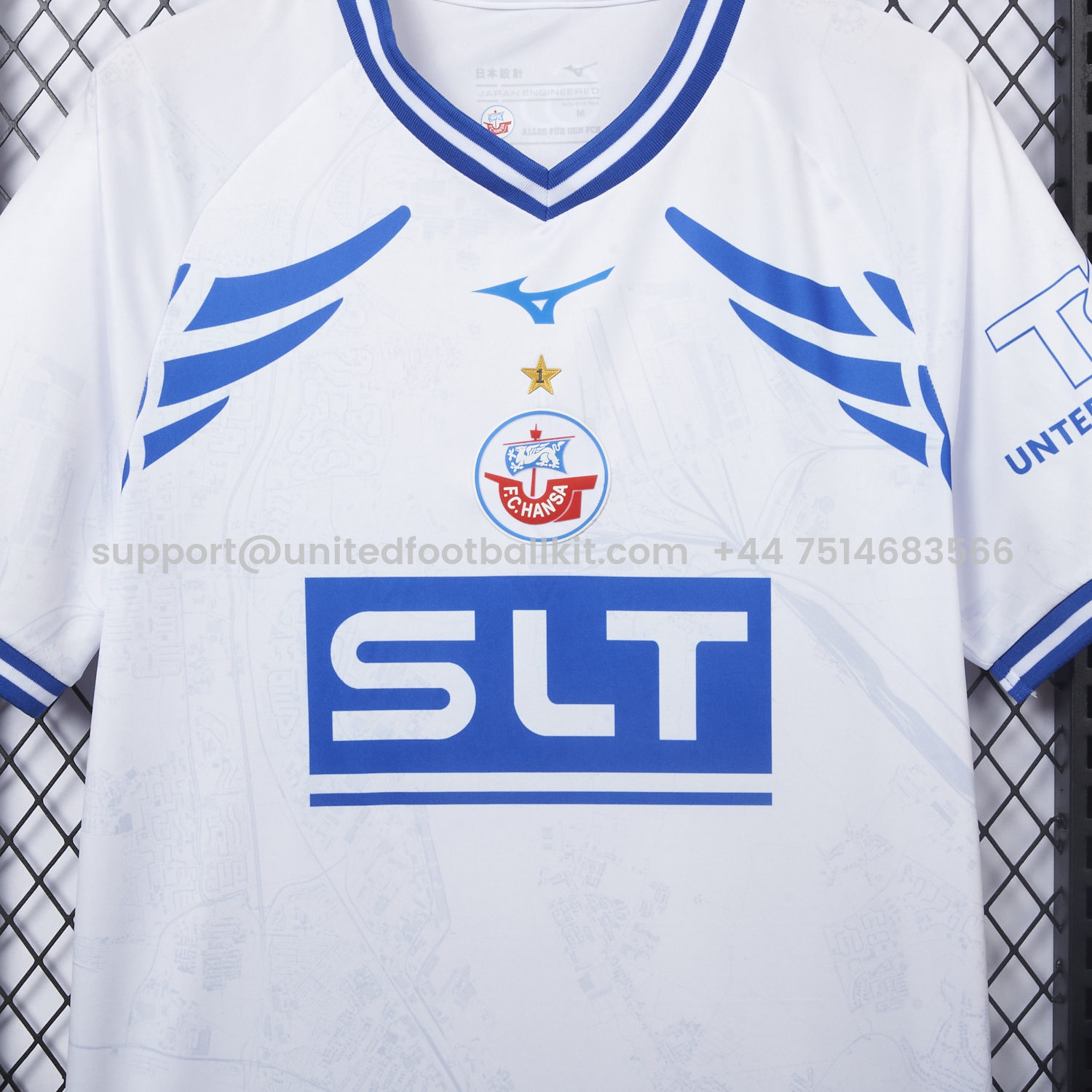 Unitedfootballkit.com | Hansa Rostock 25-26 Away Jersey - Fans Version -Customize Name, Number and Patch | Worldwide Shipping