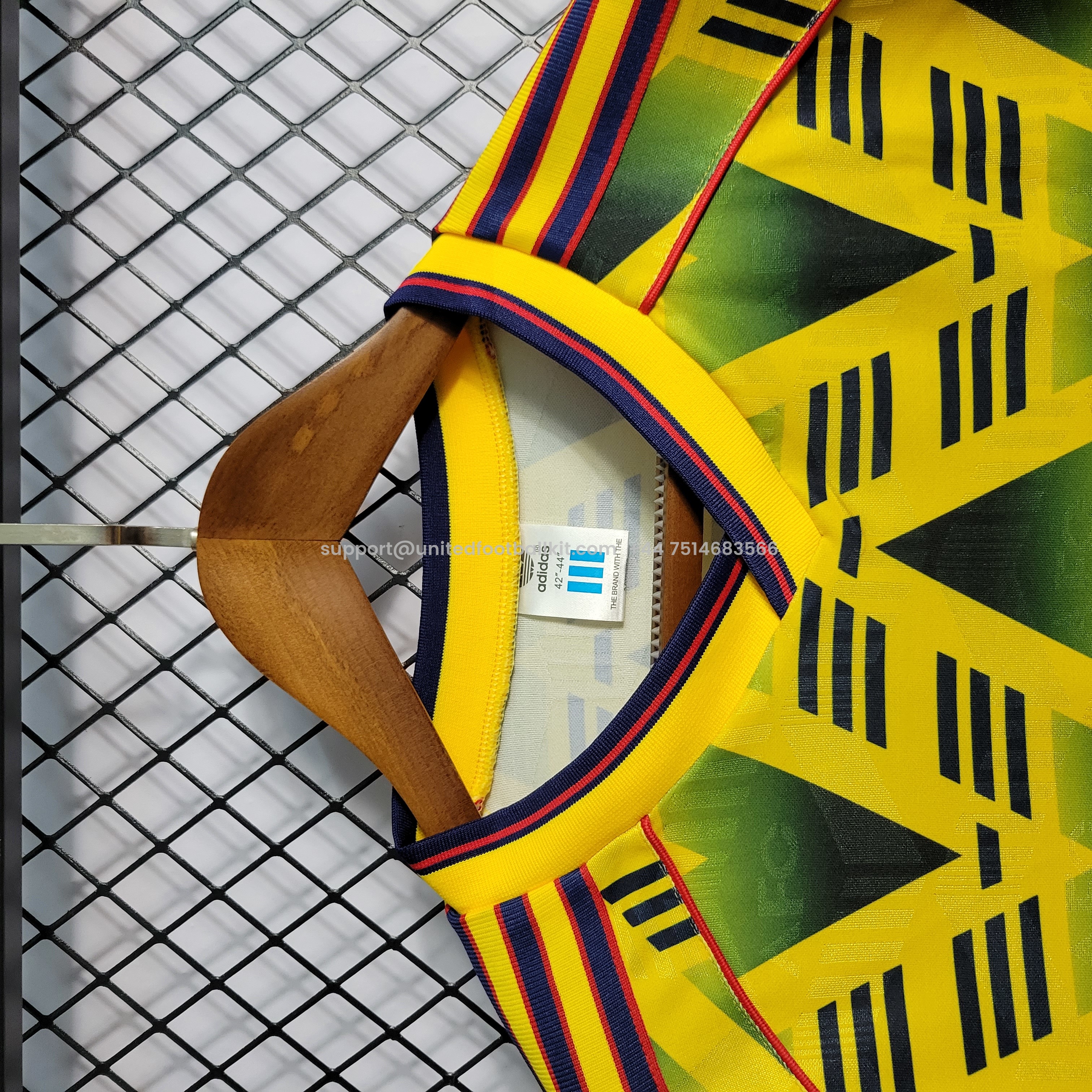 Unitedfootballkit.com | Retro Arsenal 91-93 Away Long Sleeve Jersey -Customize Name, Number and Patch | Worldwide Shipping