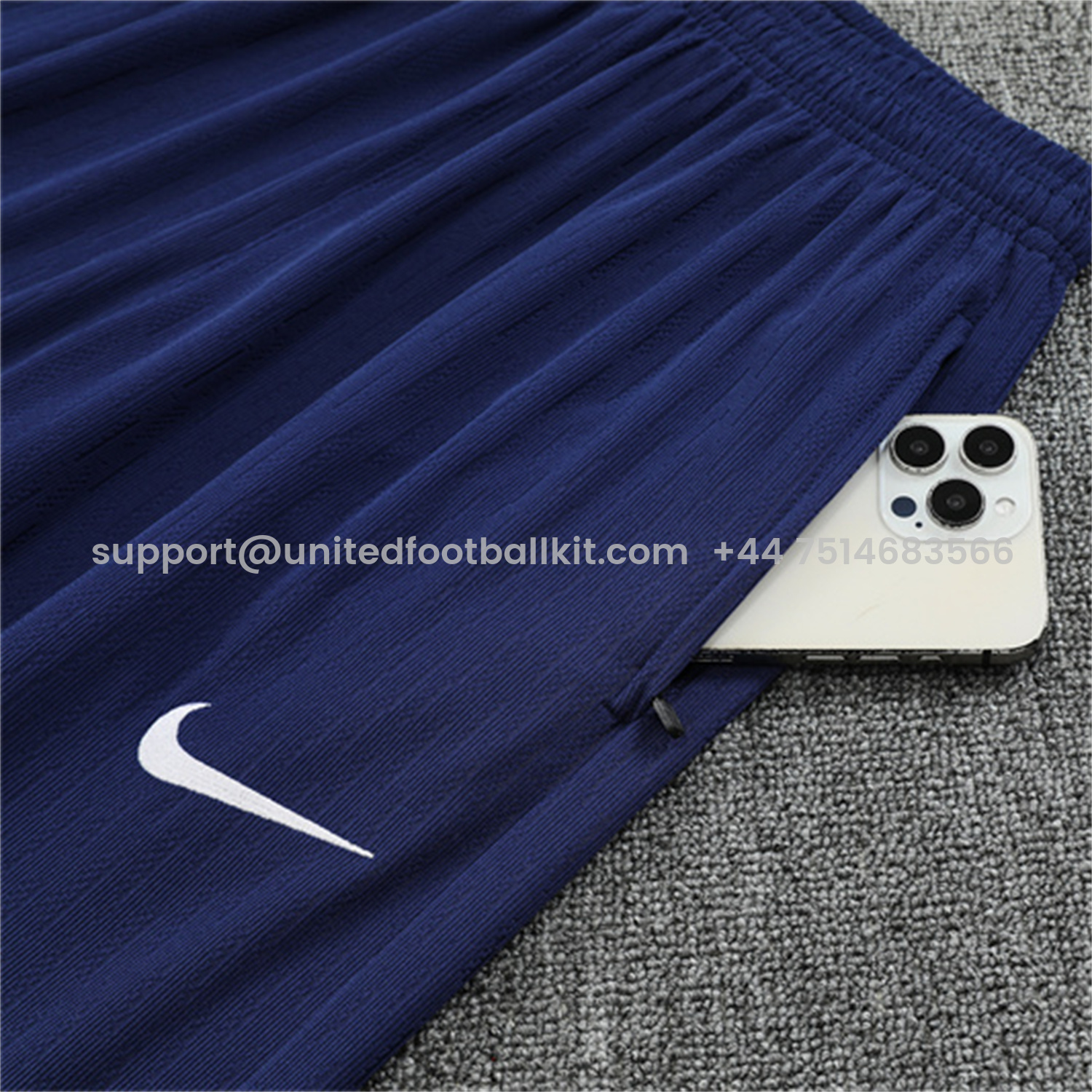 Unitedfootballkit.com | Brazil 25-26 Kids Long Sleeve Training Set - Colorful Camouflage Top & Royal Blue Pants -Customize Name, Number and Patch | Worldwide Shipping