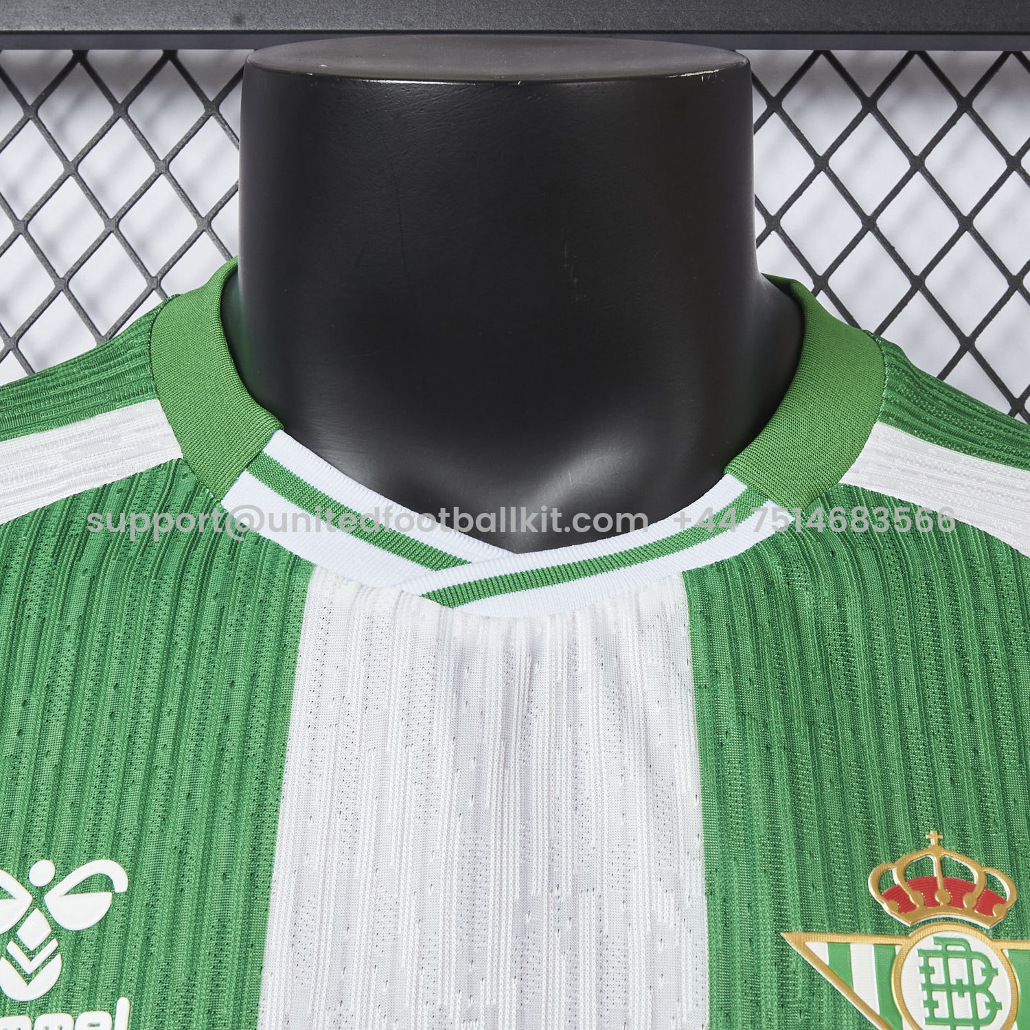 Unitedfootballkit.com | Real Betis 25-26 Home Stripes Jersey - Player Version -Customize Name, Number and Patch | Worldwide Shipping