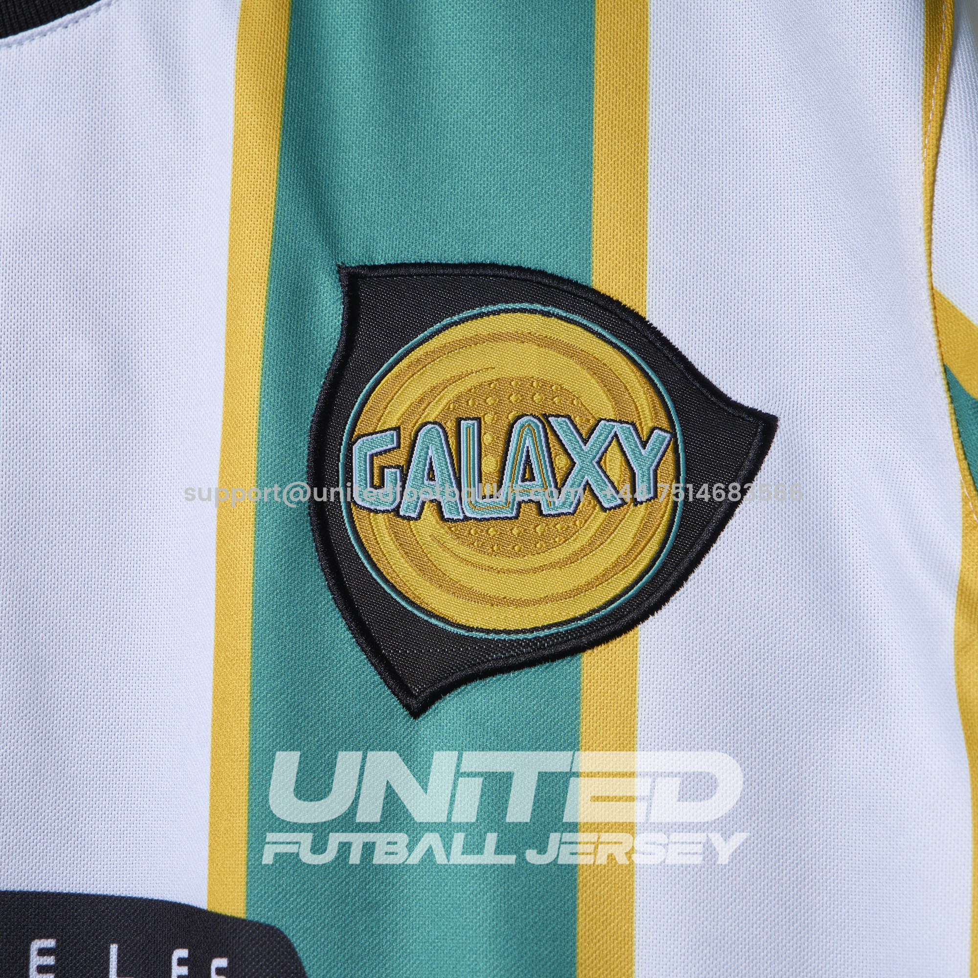 Unitedfootballkit.com | Retro La Galaxy 1997 Home Jersey -Customize Name, Number and Patch | Worldwide Shipping